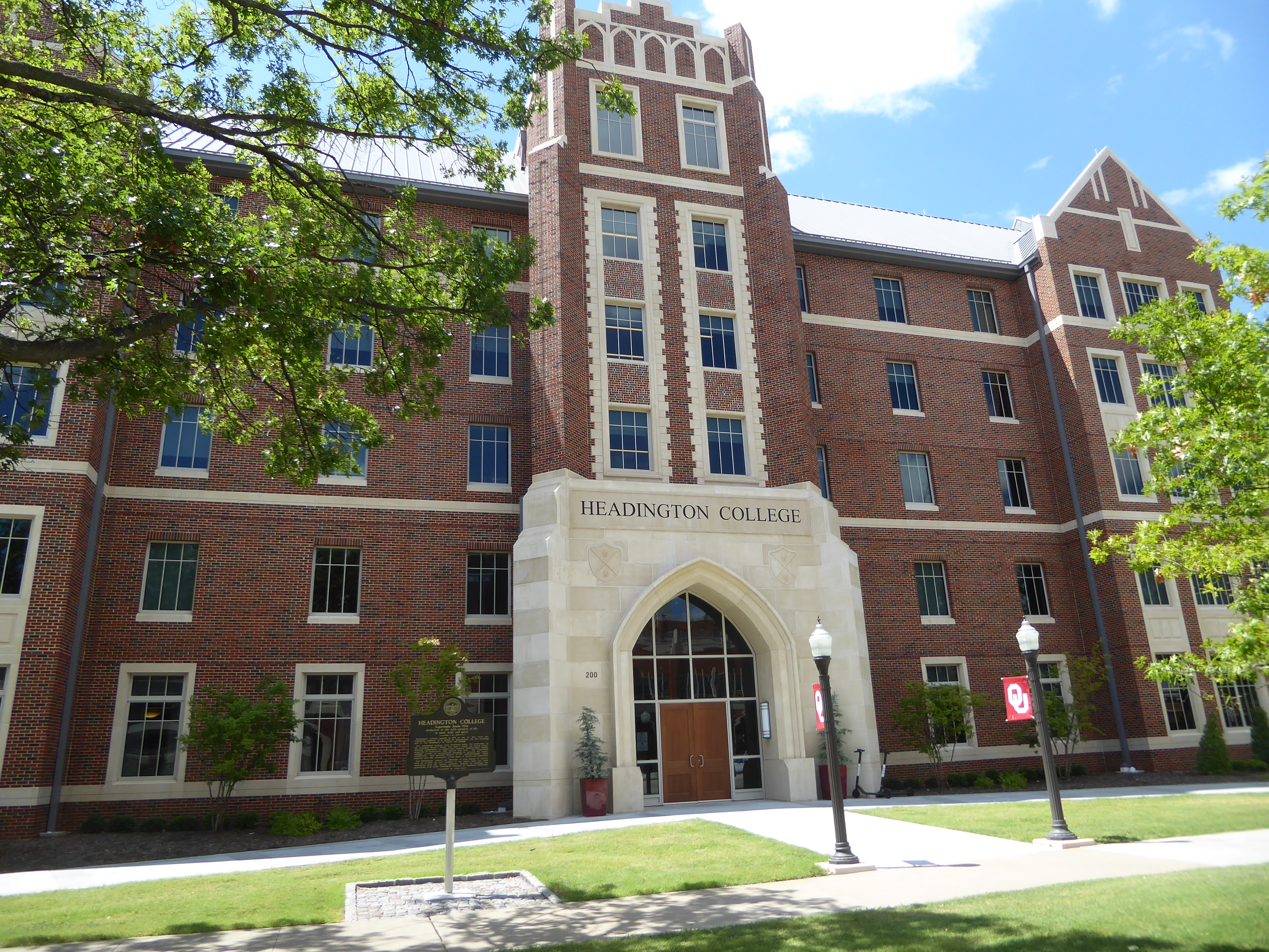 Across the street, a residential college, named for the donor of course but sub rosa called Cambridge on the Canadian.