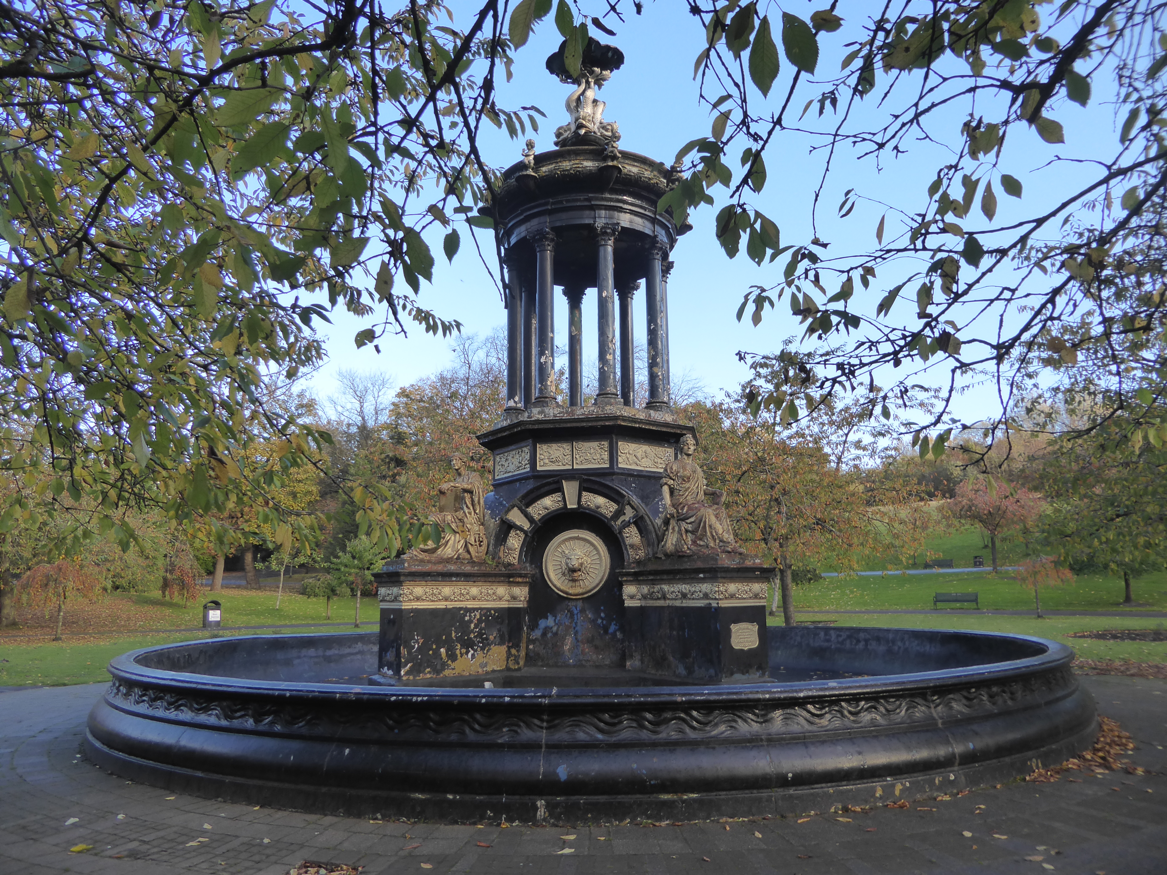 If I tell you it's the Saracen Fountain, you know who built it, right? We saw his tomb a million pictures ago; it's only a mile away. We als