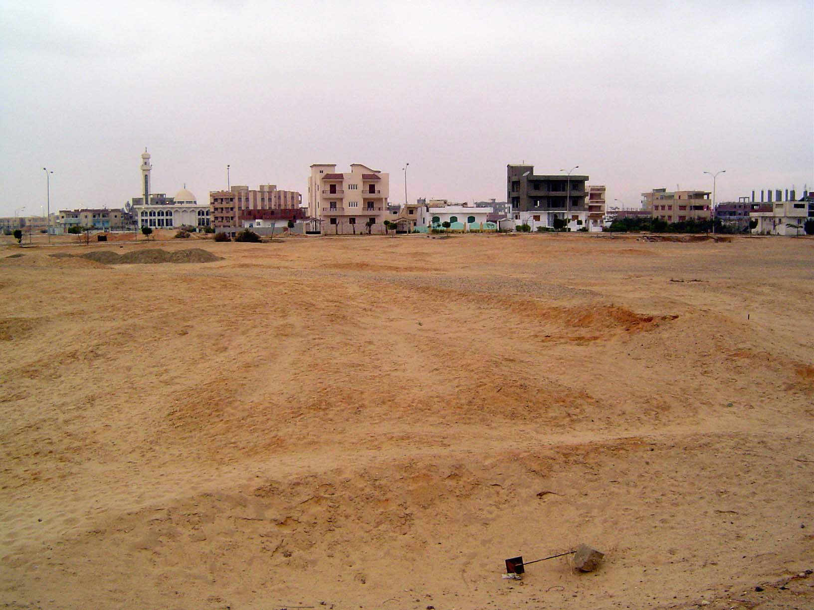 Lonely pioneers in Madinat as-Sadat, or Sadat City, a good 30 or 40 miles from the metropolis. Ugly commute, but clean air.