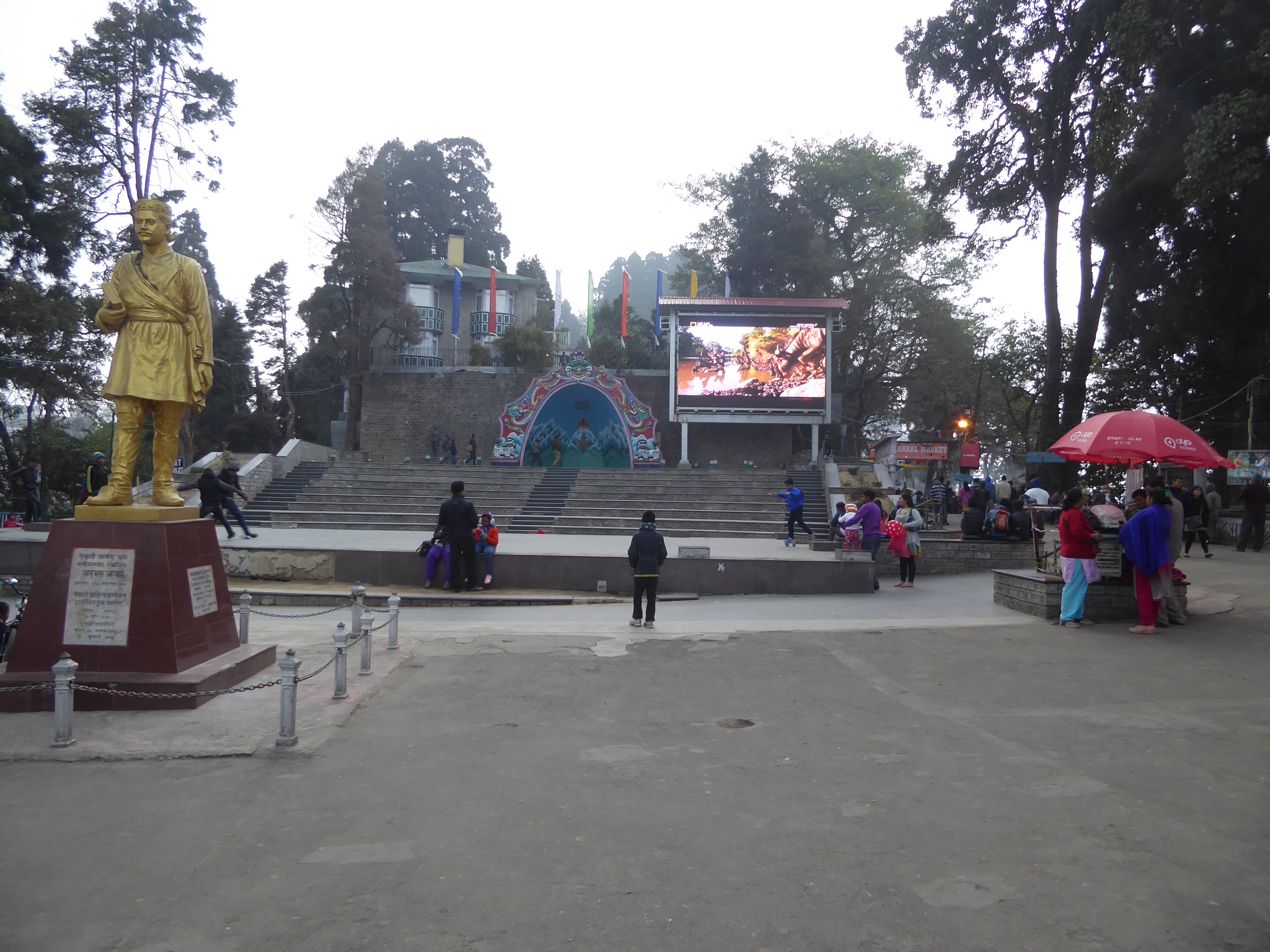 The bad thing is that a theater has been created at one end so a monster television can play Nat Geo Wild. The site used to be Brabourne Par