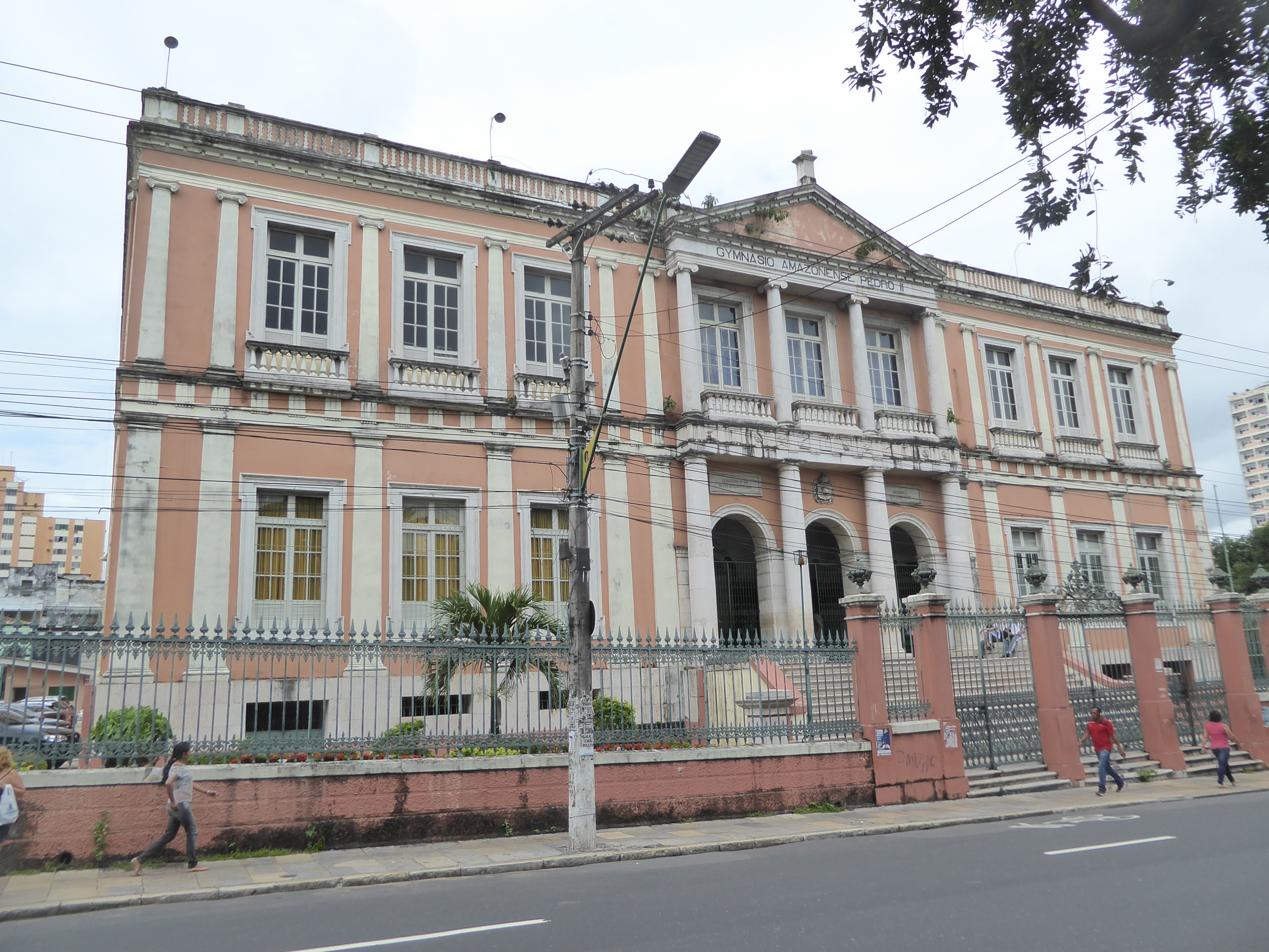 Here's the Amazonian Dom Pedro II College, opened in 1886 as the Lyceu Provincial Amazonense.