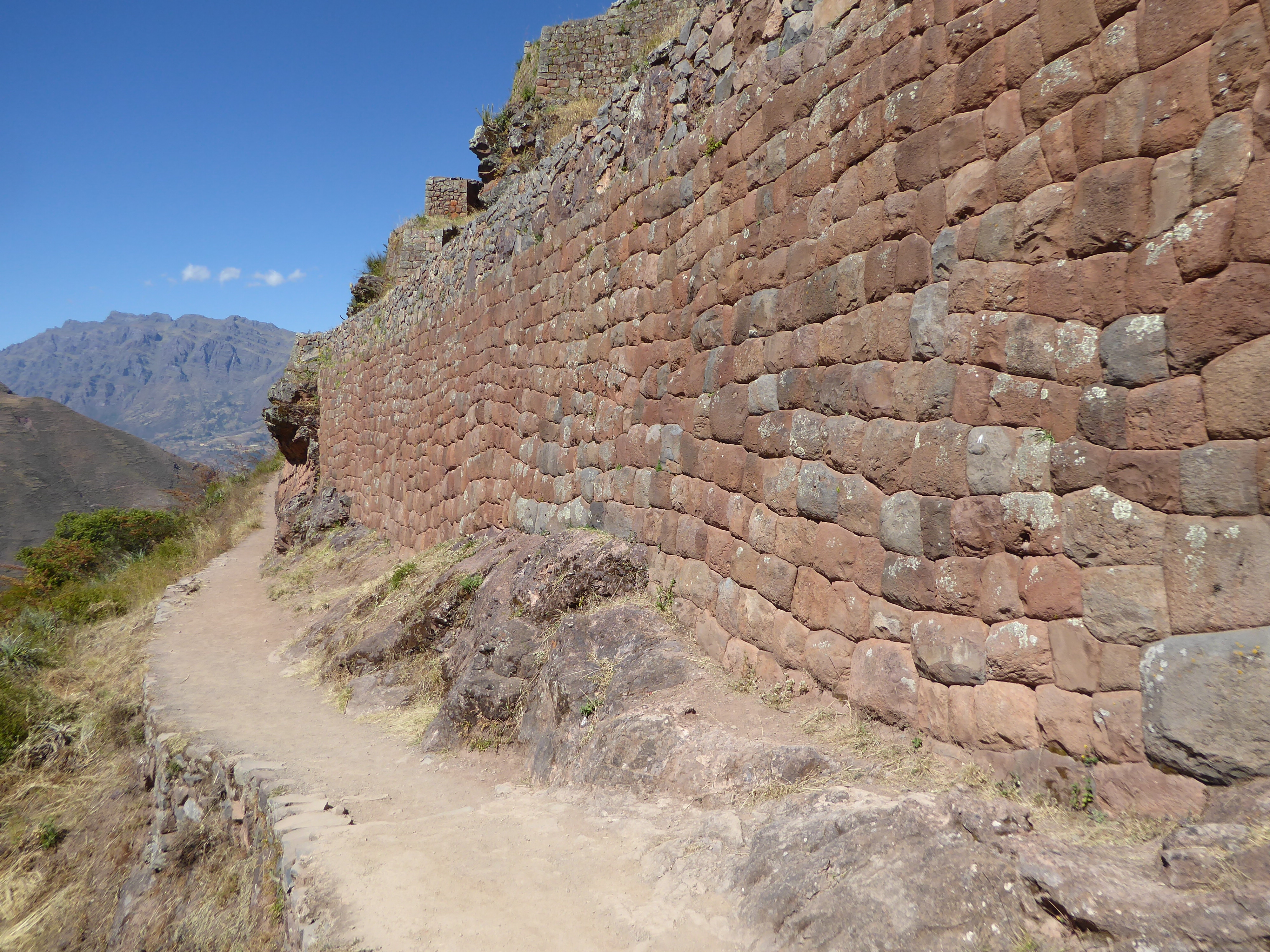 We could tootle along the path and then work our way up to the crest.