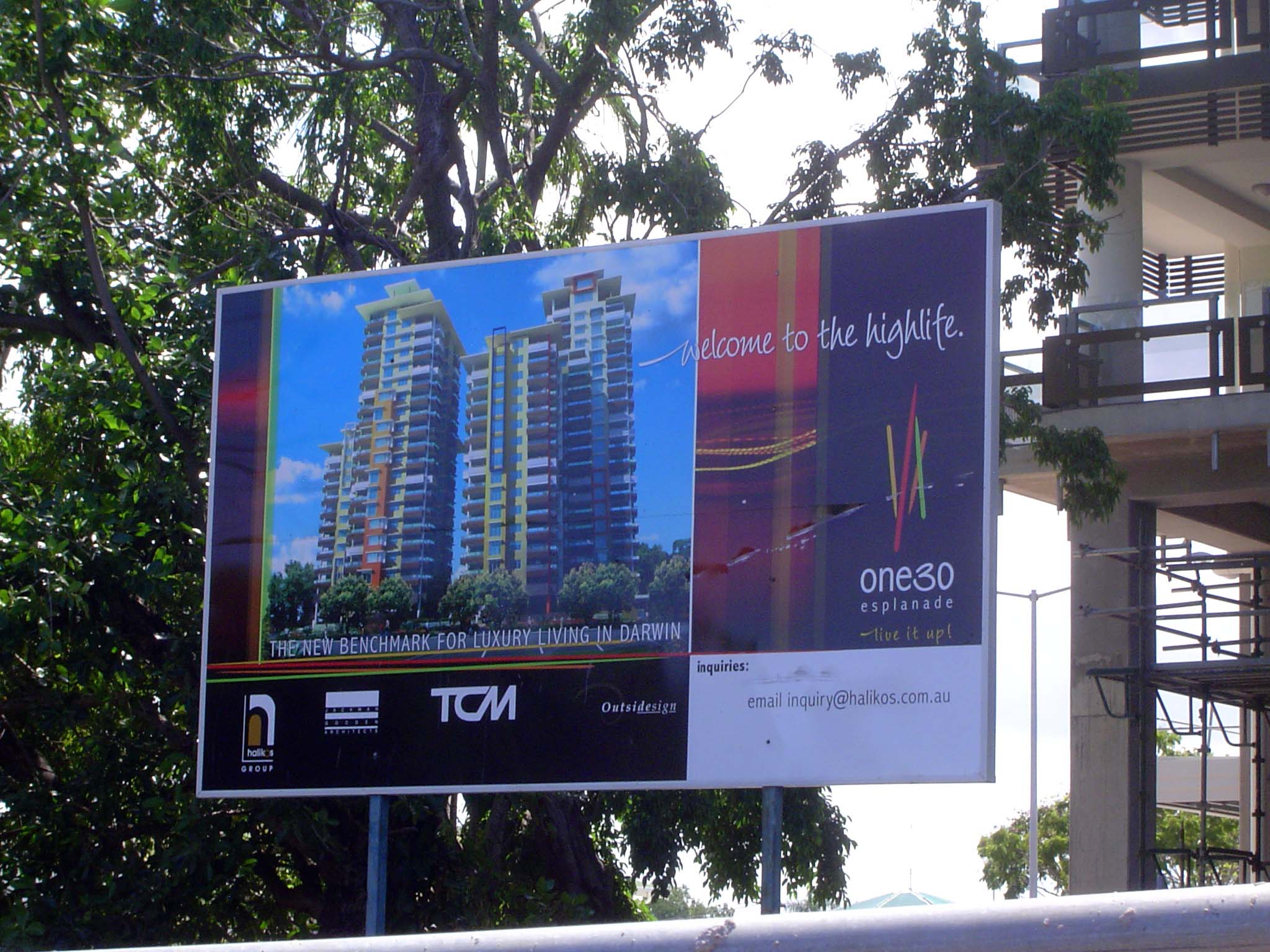 Promotional billboard.
