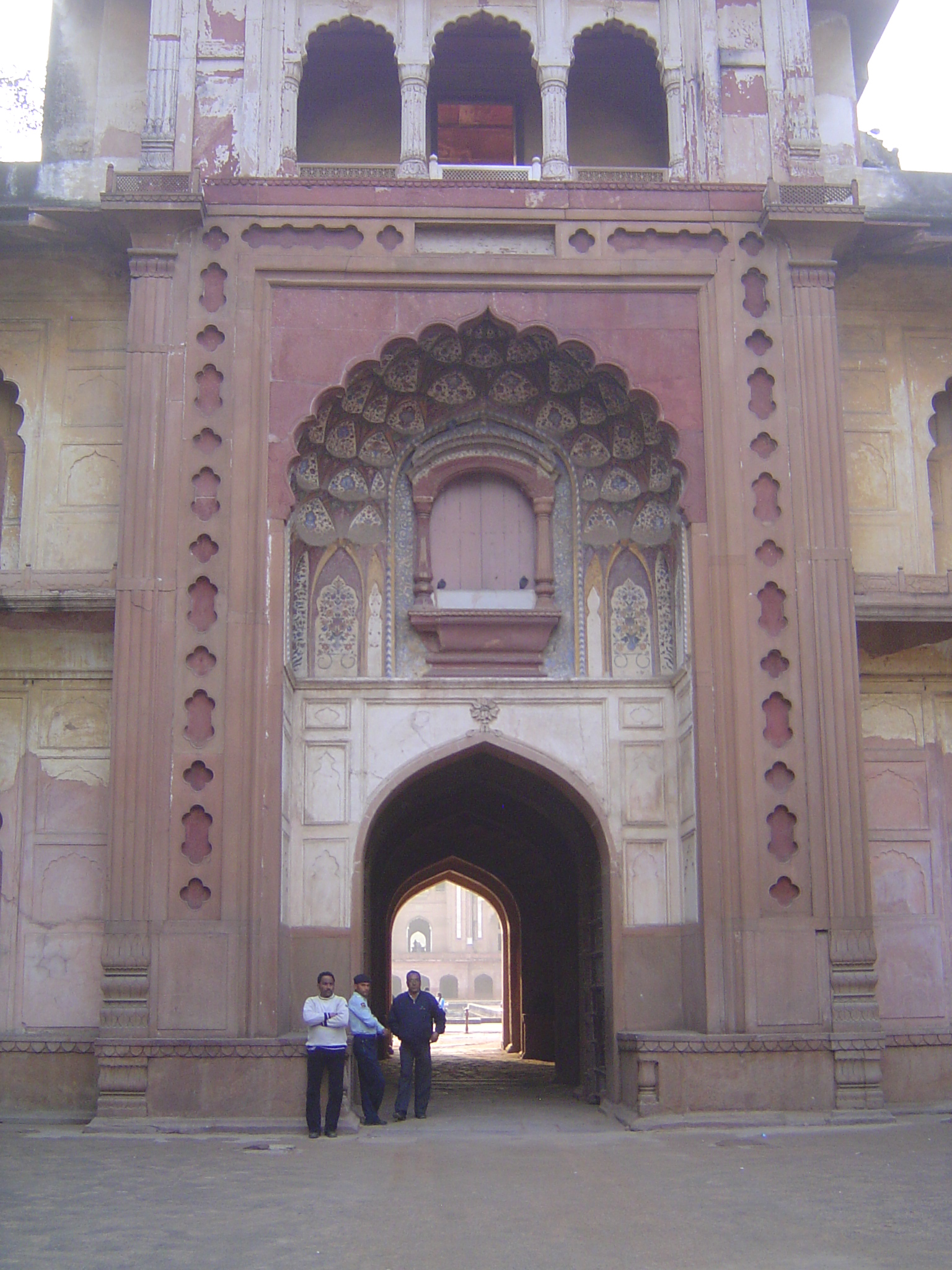 We've moved on a kilometer to the west to the grounds of Safdarjung's tomb. This is the last of the succession of fabulous Mughul tombs, and