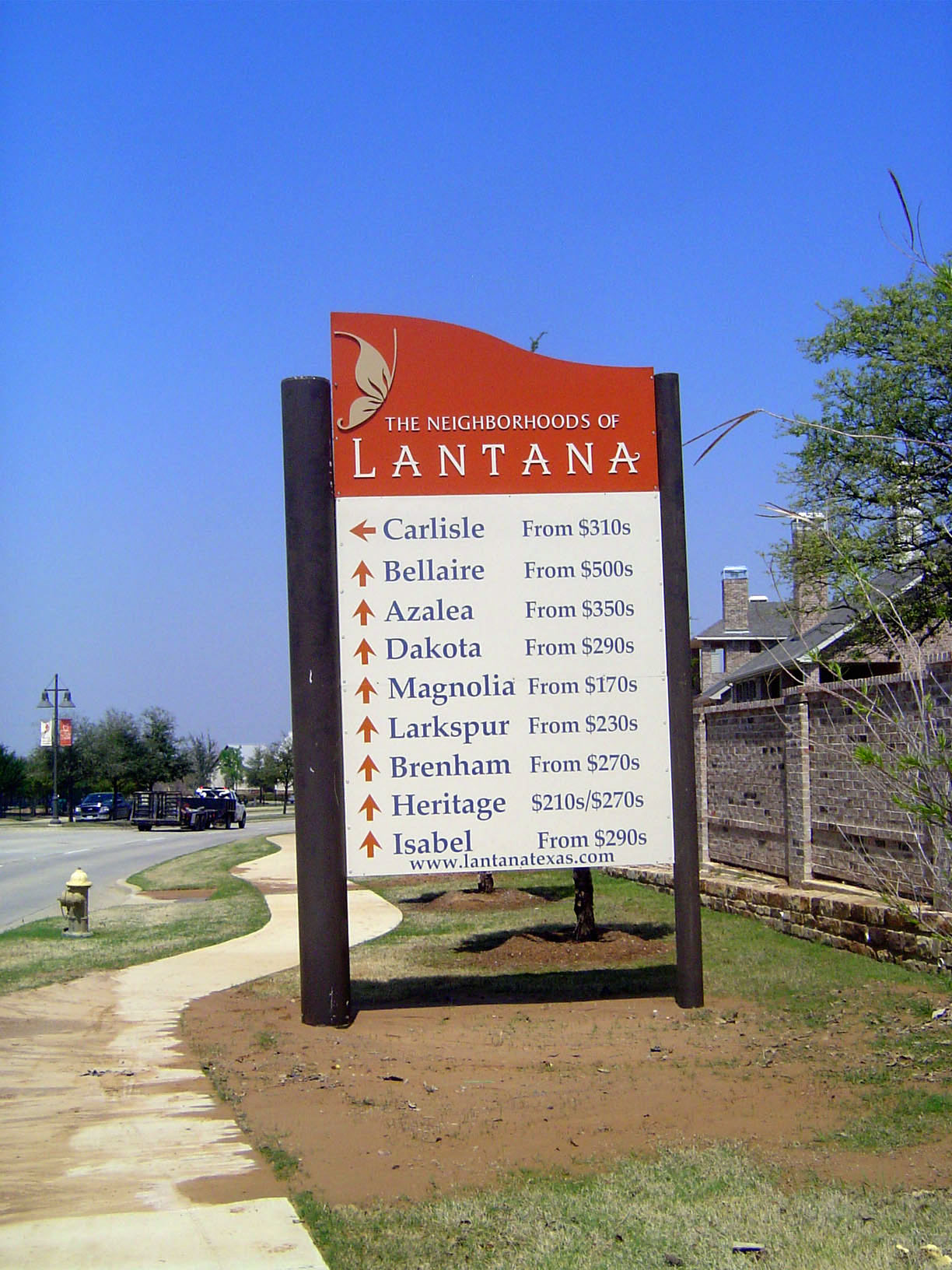 The developer speaks of Lantana's 22 "communities." A more accurate label might be "price points." Homes of any particular price range are c