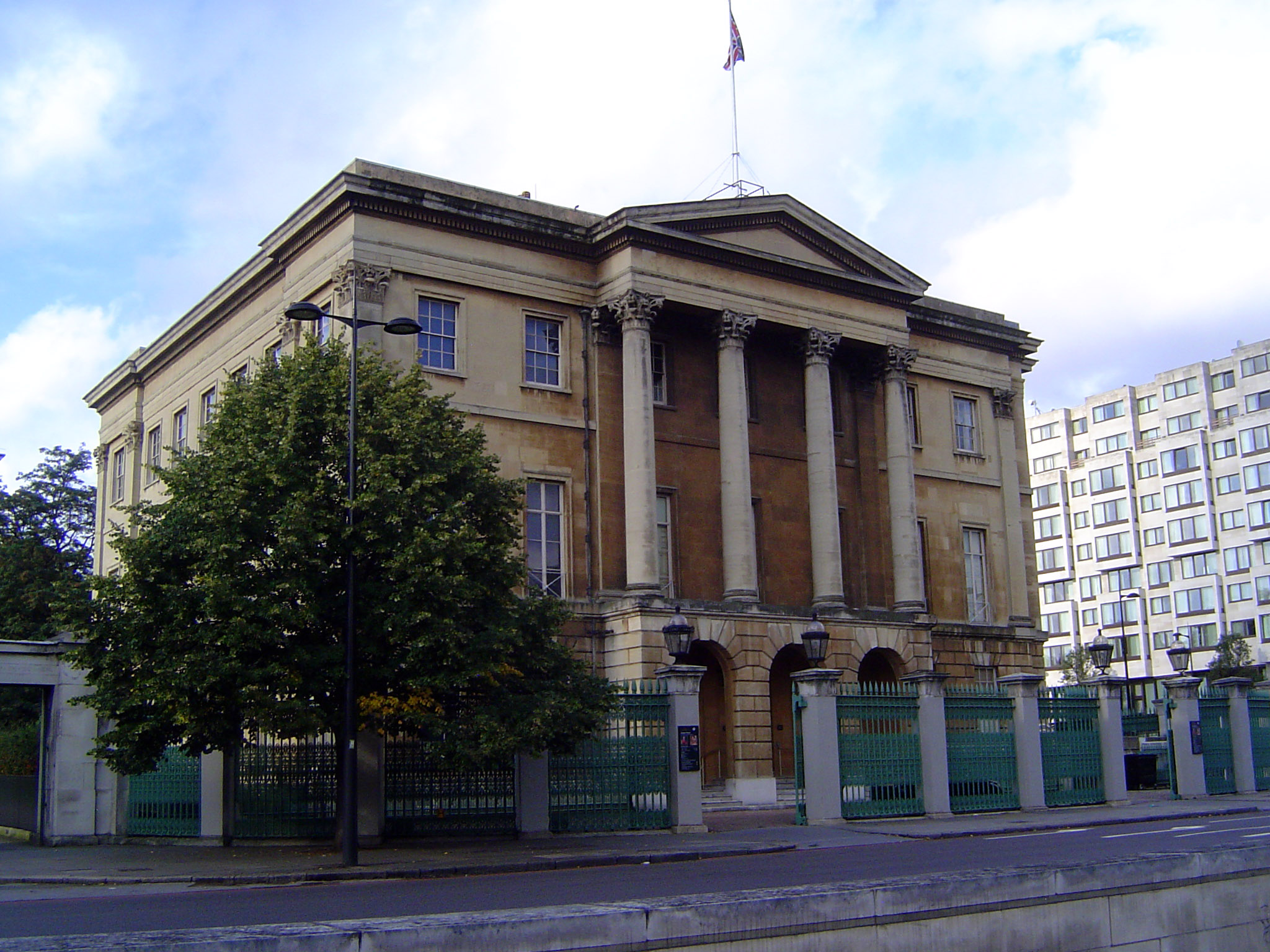 Closer to town but equally remote from most lives, this is Apsley House, or No. 1 London. It was built in the 1770s by Robert Adam for Lord