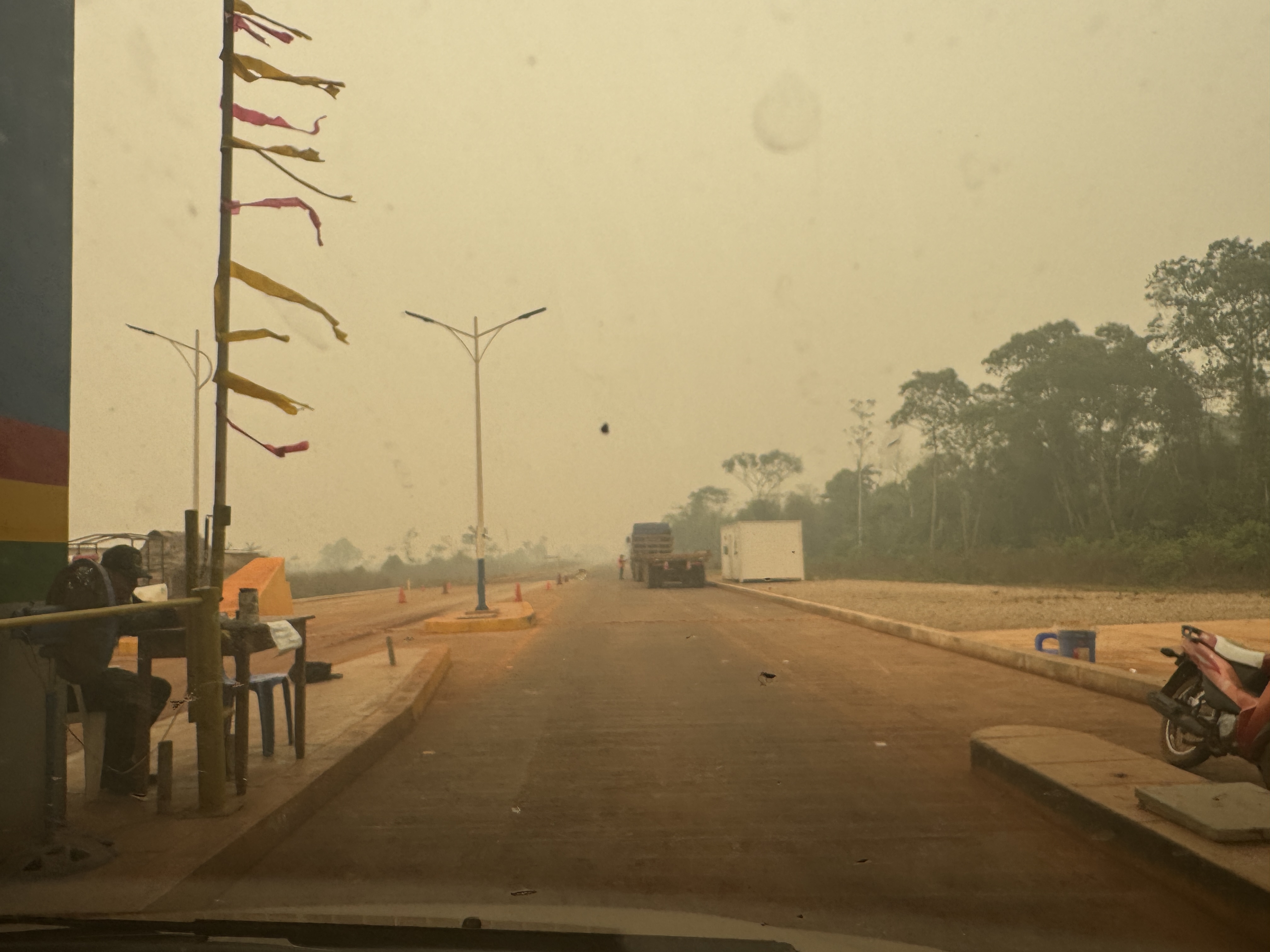 Upside: there wasn't a lot of traffic on the fine toll road running from Riberalta to Rurrenabaque.  It's a seven-hour drive.
