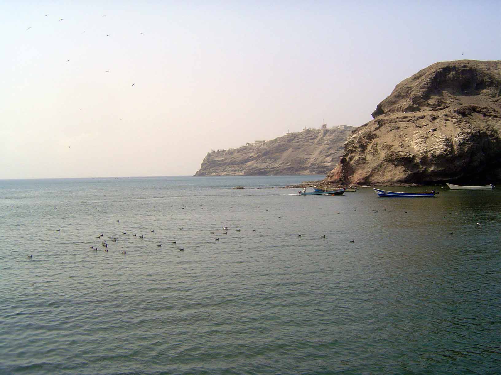 The coast still sees lots of small boats to and from the Emirates.