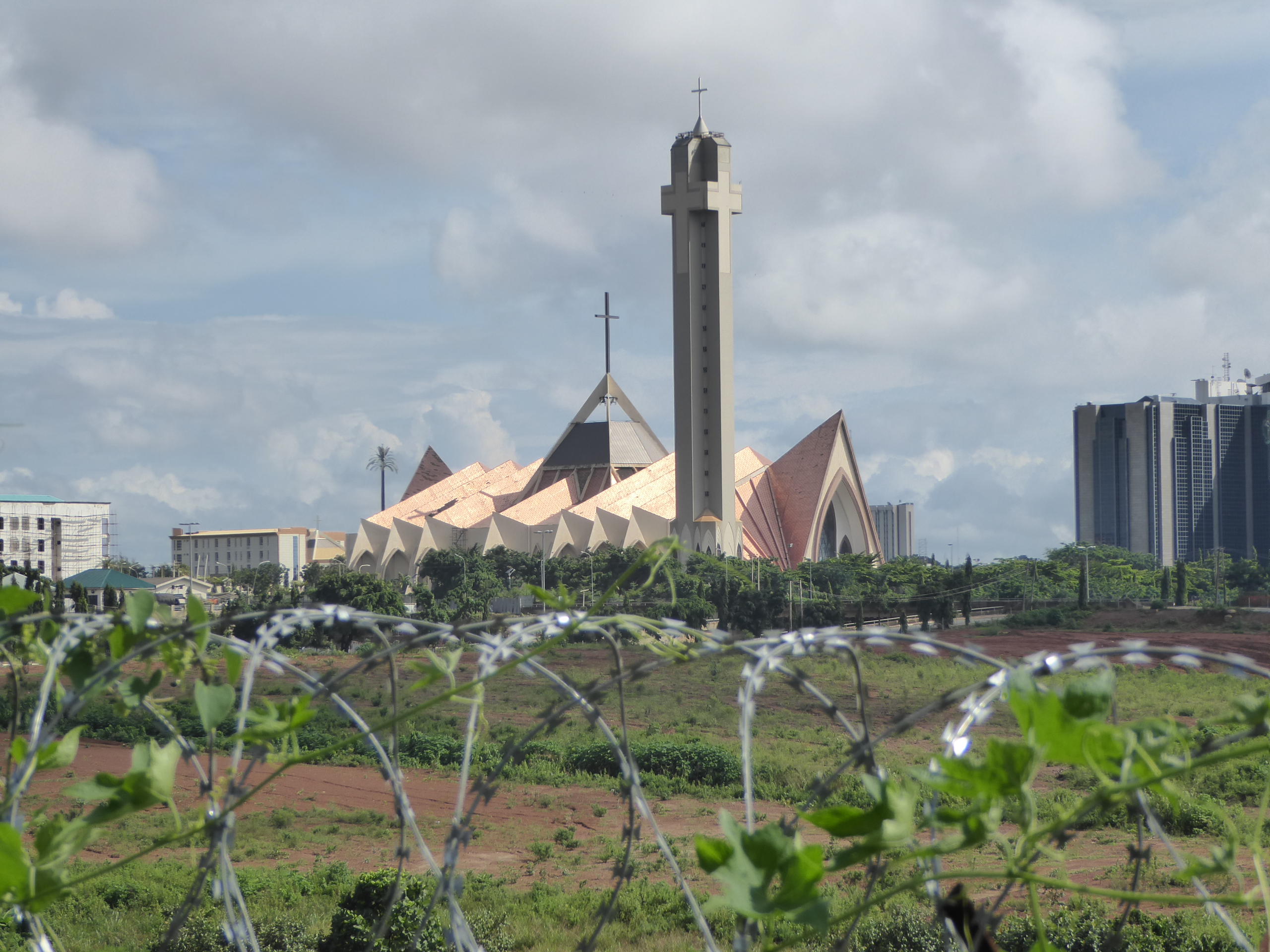 There's a national church, too. Like the hot-dipped galvanized razor wire?