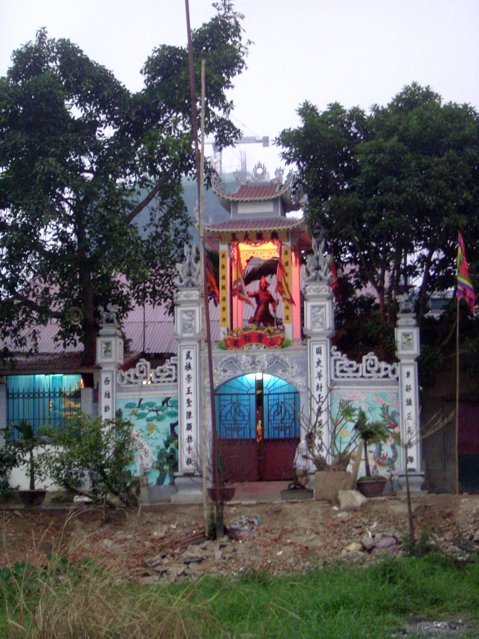 Riverside temple.