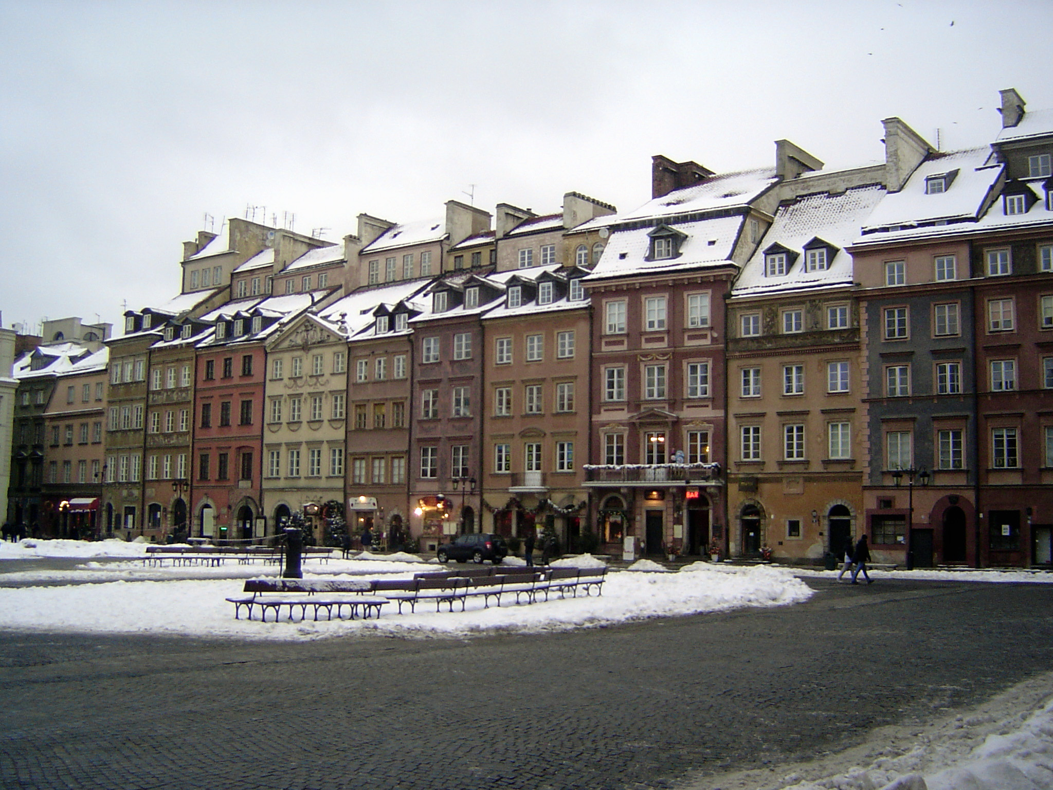 The Rynek Stare Miasta, or Old Town Square. It's all post-war, though as nearly as possible a copy of the pre-war landscape. A lot of empty