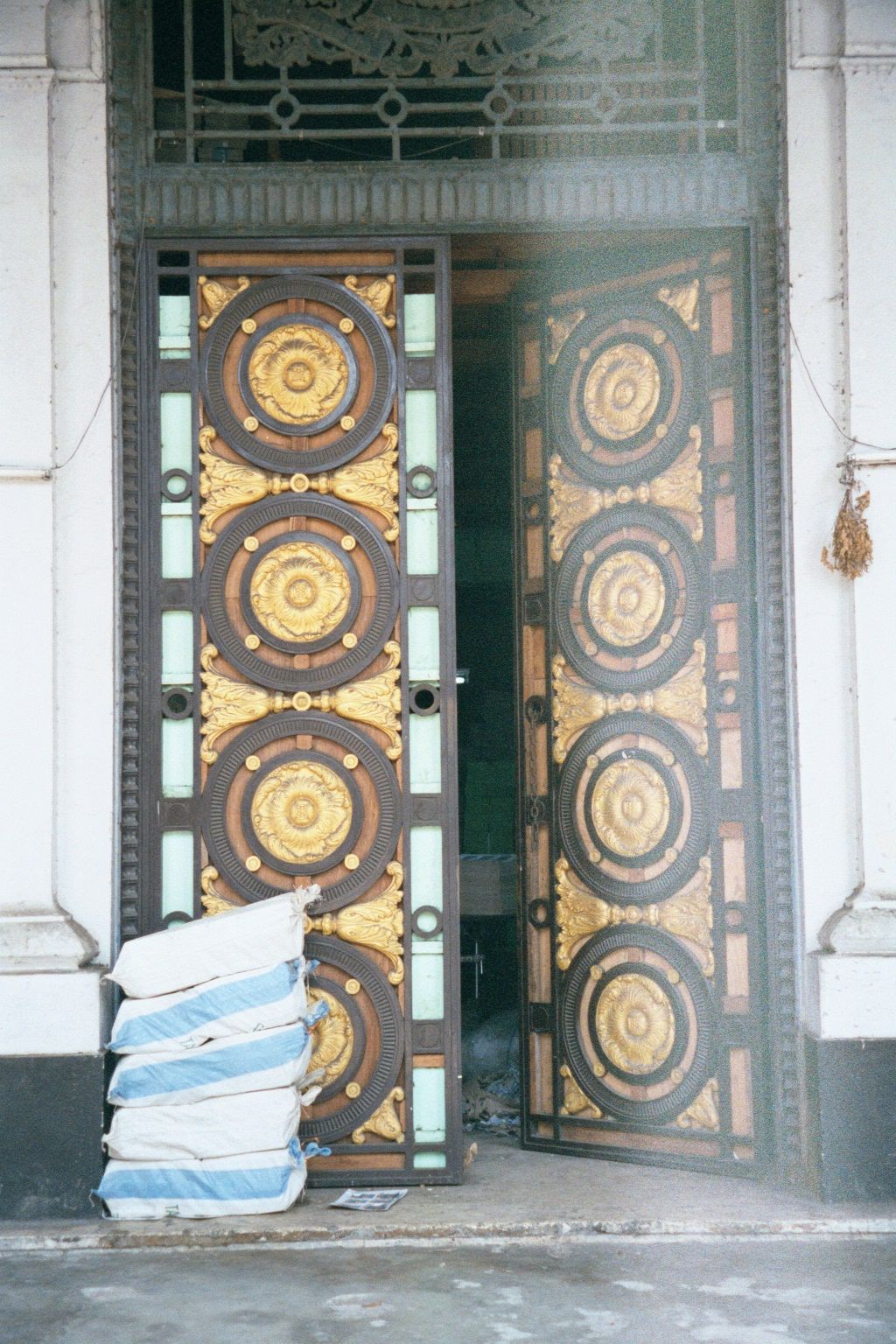 The main entrance.
