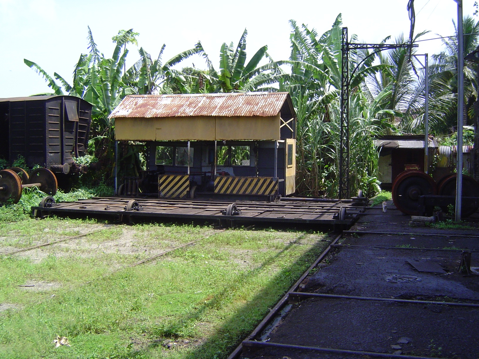 The transfer platform.