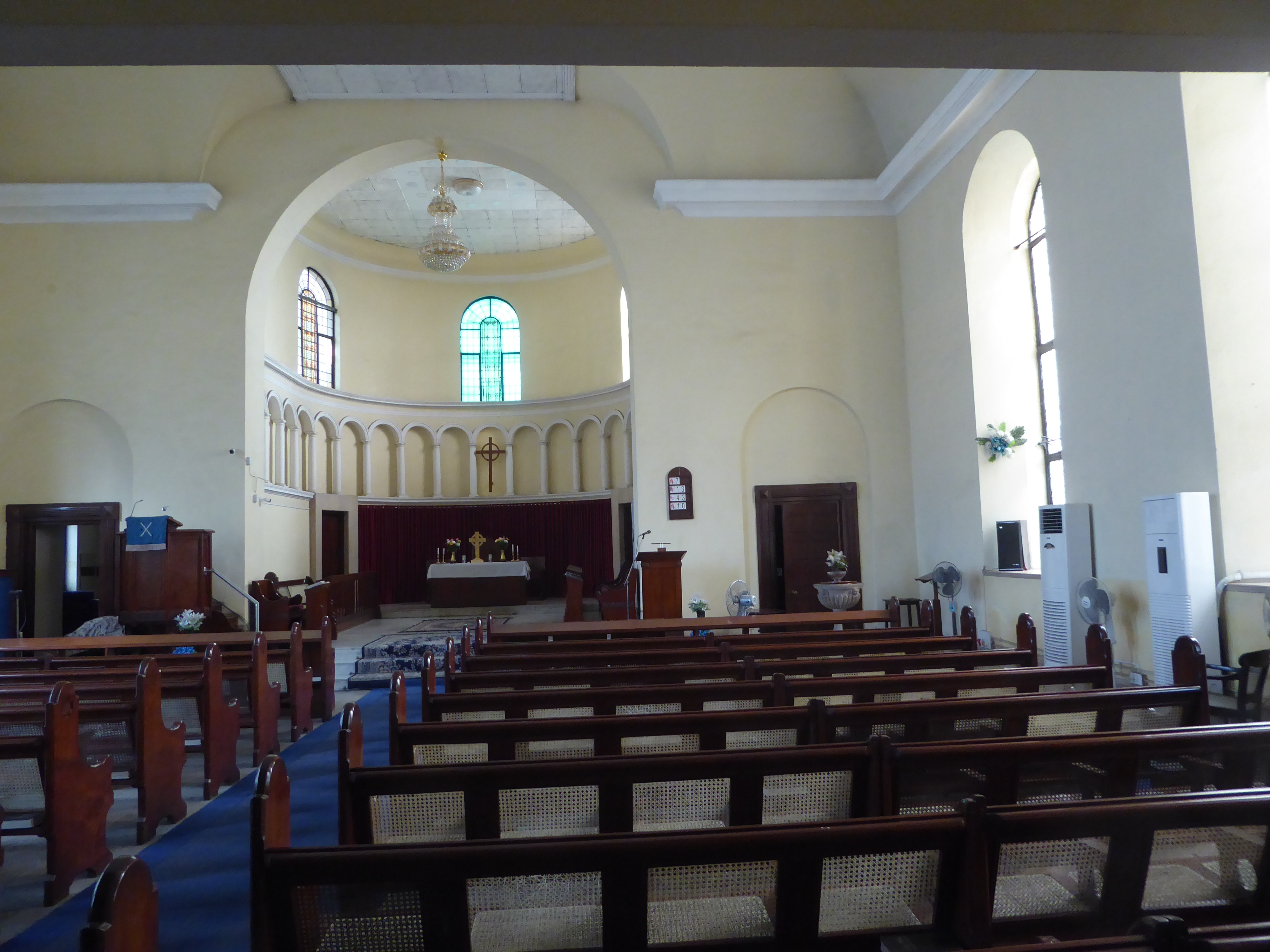 St. Andrew's is losing its congregation as this part of town becomes less residential. Too bad, because the church now has spiffy air-condit