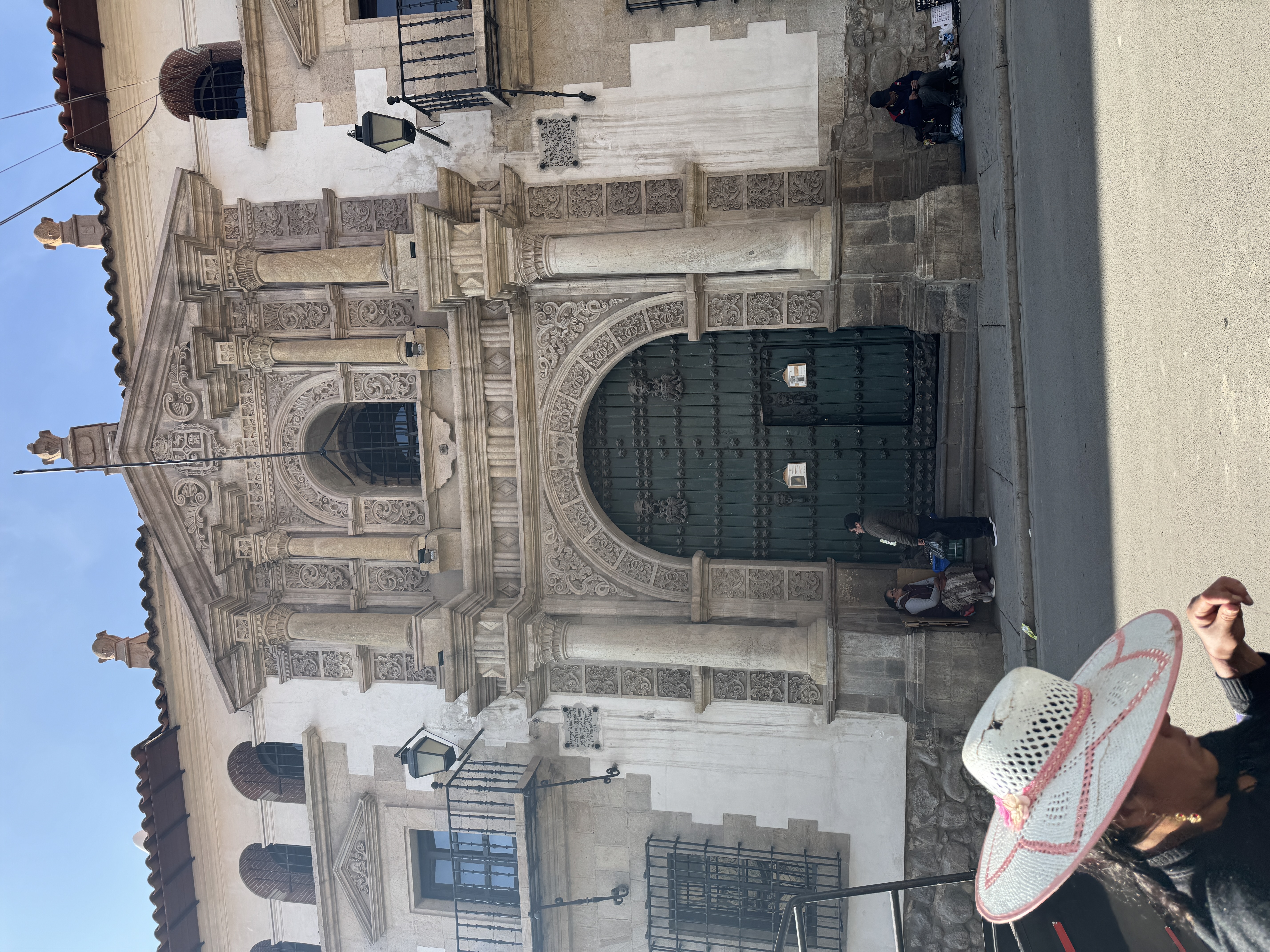 The mestizo-styled entrance.