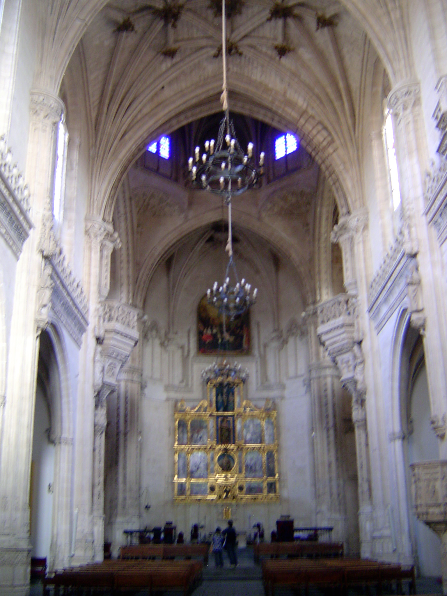 The church, in a style called Isabelline Gothic, has always been a bit hapless because it has never served its primary intended function as