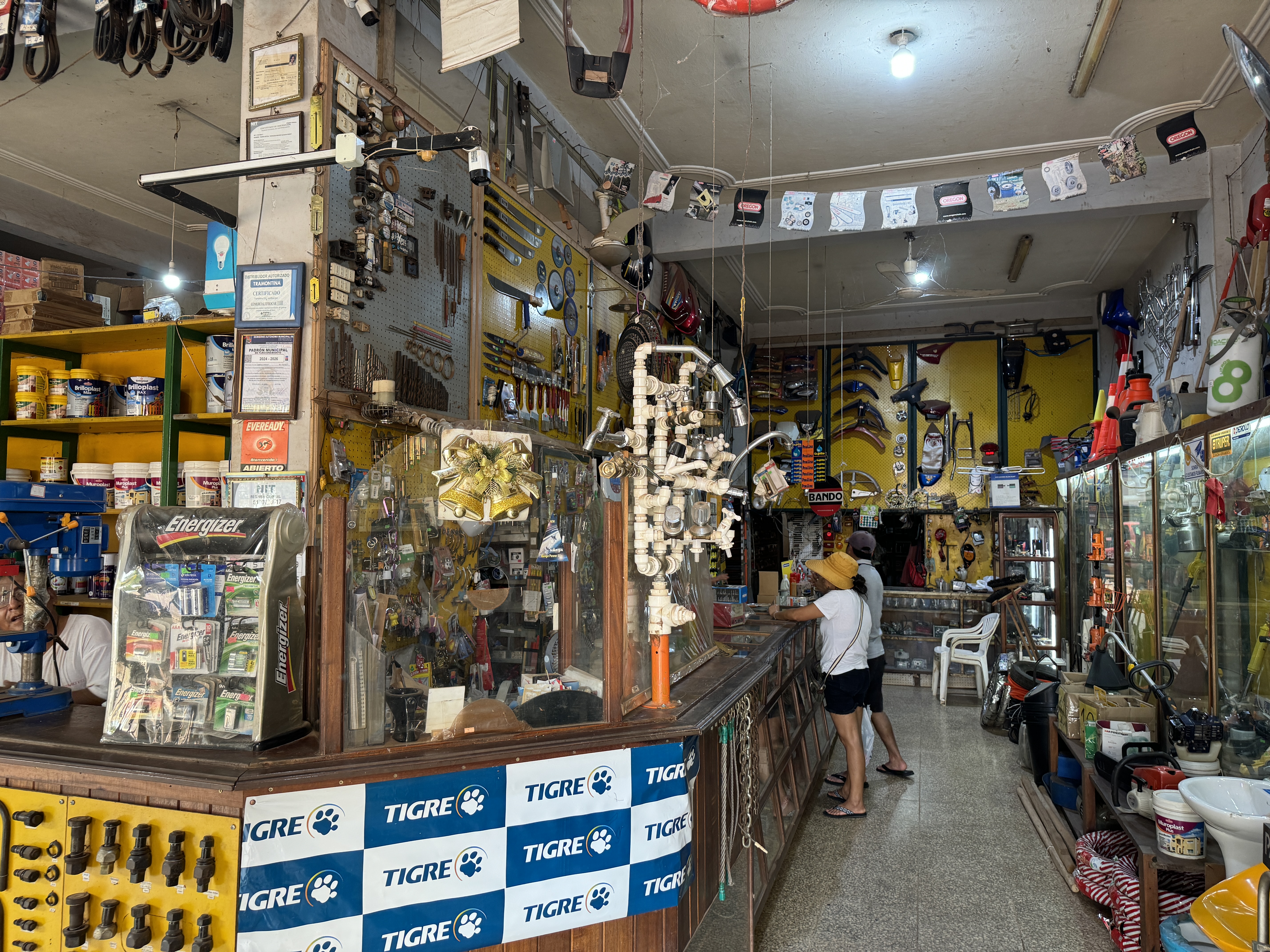 But here's an honest-to-God hardware store of the kind that hardly exists in the U.S. anymore.