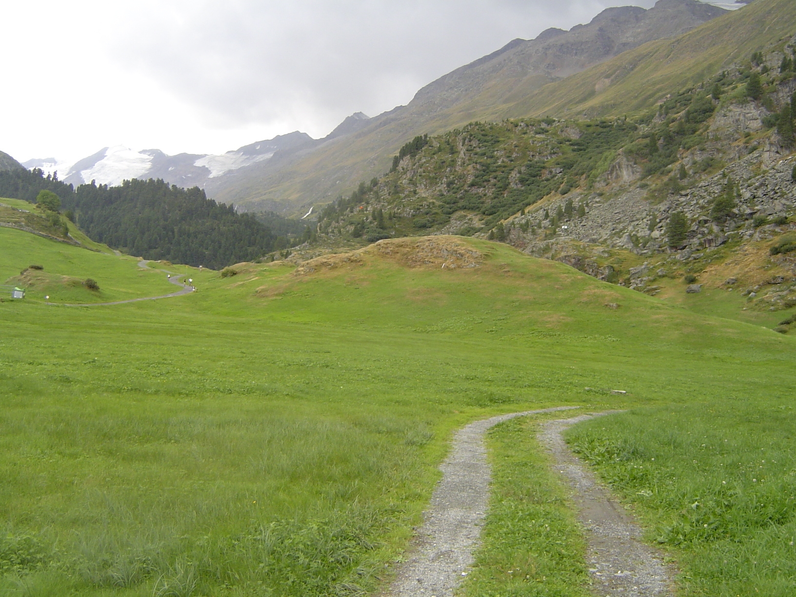 Heading into the true alps, the summer pastures.