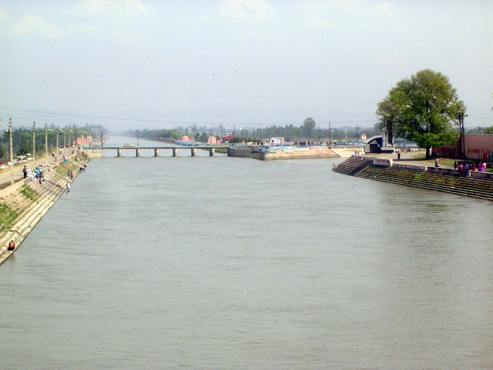 The same, from a different perspective. The old aqueduct was still very much in use; in fact, the current through it was swift, while the wa