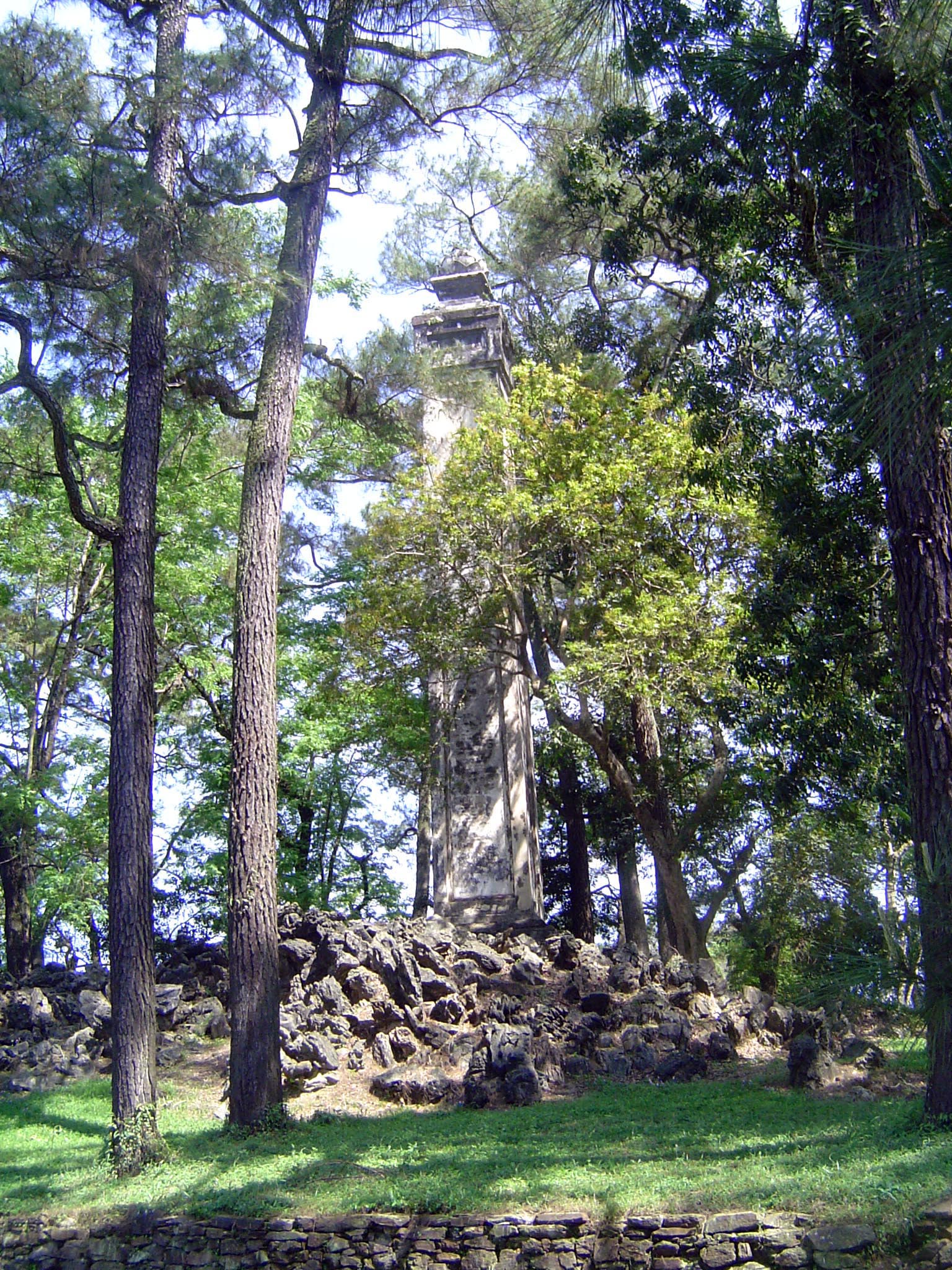A stele tower.