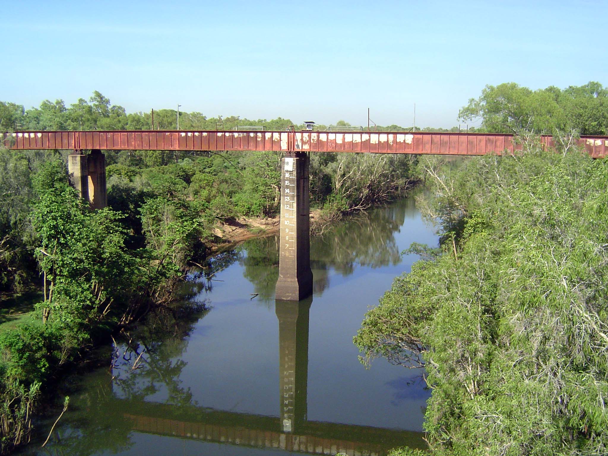 Apparently the river can rise from time to time. What's that? You want to know the river's name? It's the Katherine, named by John McDouall