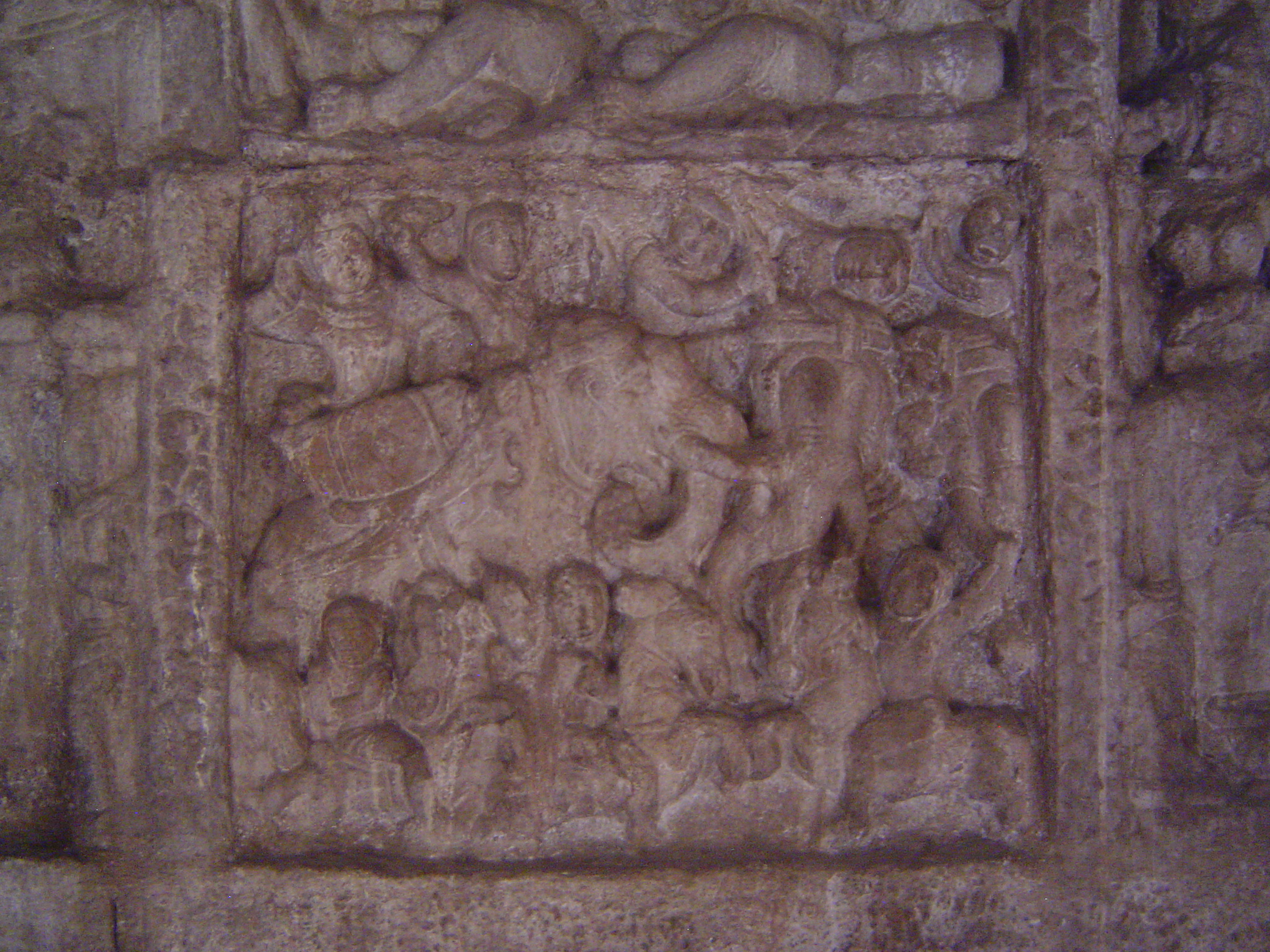 And a third, presumably a battle scene.