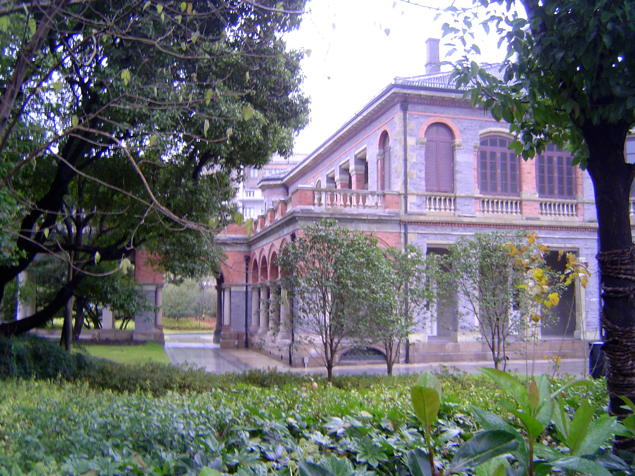 The British Consulate, across the street. Opened in the 1870s, it had an on-again, off-again existence until it was finally closed during th