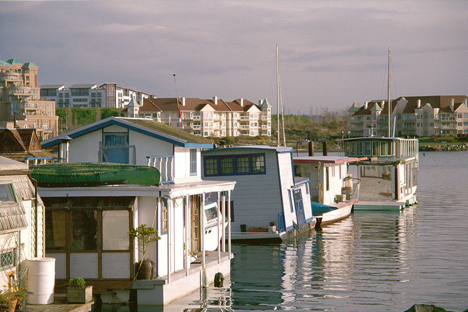 Despite waterfront condomania, there's still room for houseboats.