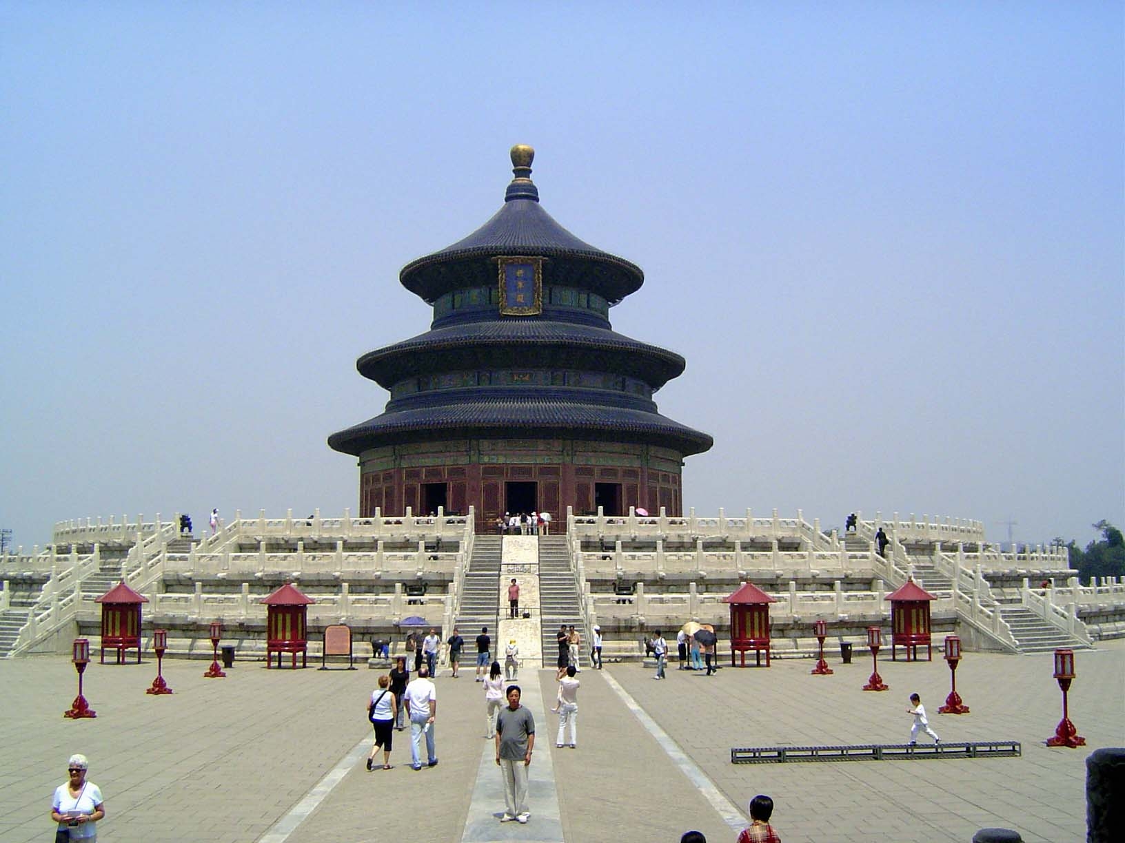 And still further along the Imperial Way, the Hall of Prayer for a Prosperous Year Qiniandian—the very same that appears on every bottle of