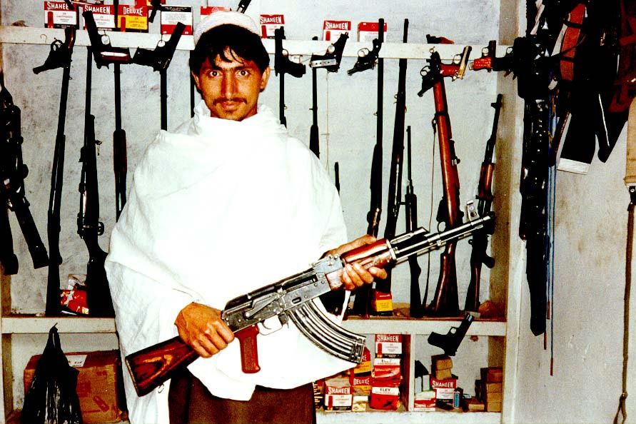 A roadside shop with weapons for every taste and budget.