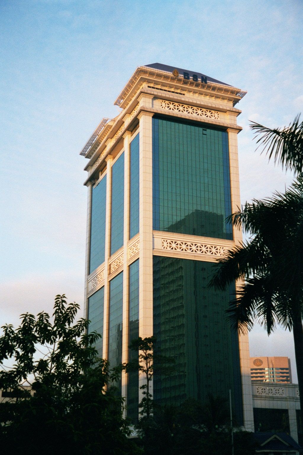 A nearby office building.