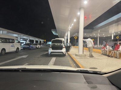 Cancun's airport sees 34 million passengers annually, which is just about the same as DFW or Denver or O'Hare or LAX.  I'd call that a bad s
