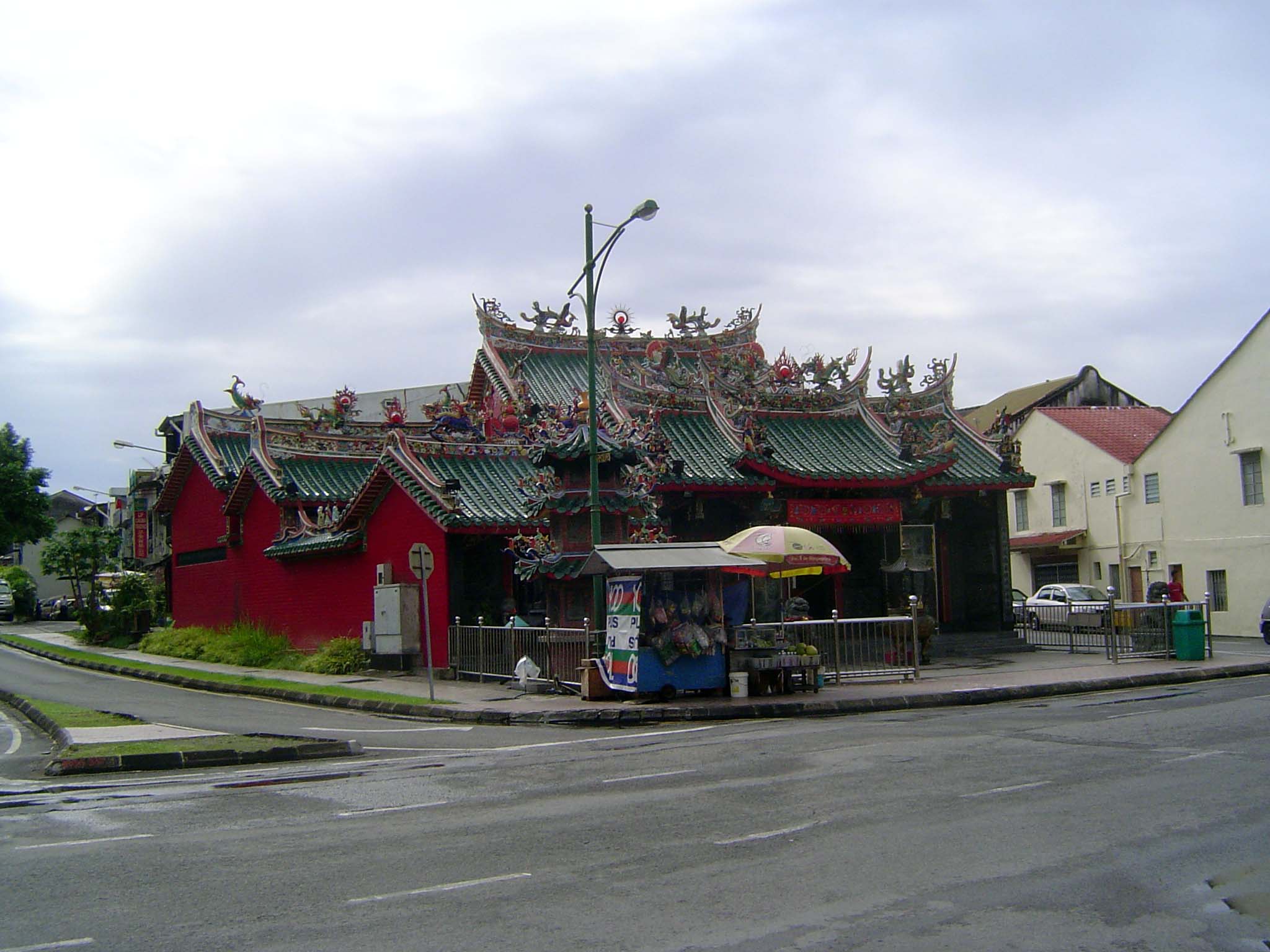 The main Chinese temple is called Hong San Si. It was built no later than 1848 but was rebuilt in 1897, 1985, and 2003. Step inside?