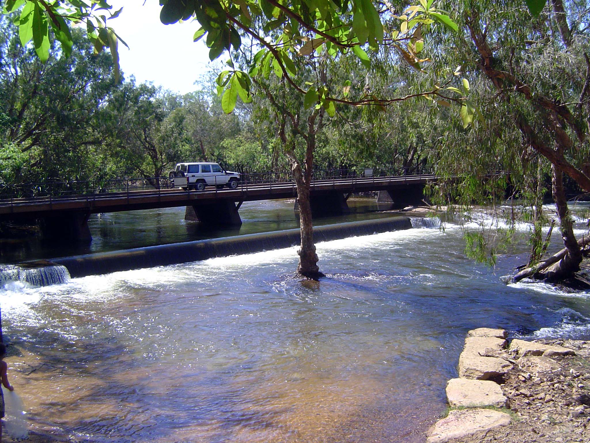 Finally, a river.