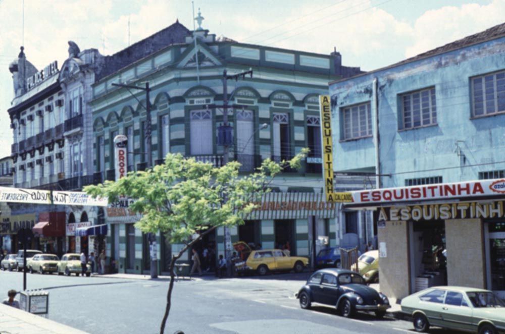 The central shopping area.