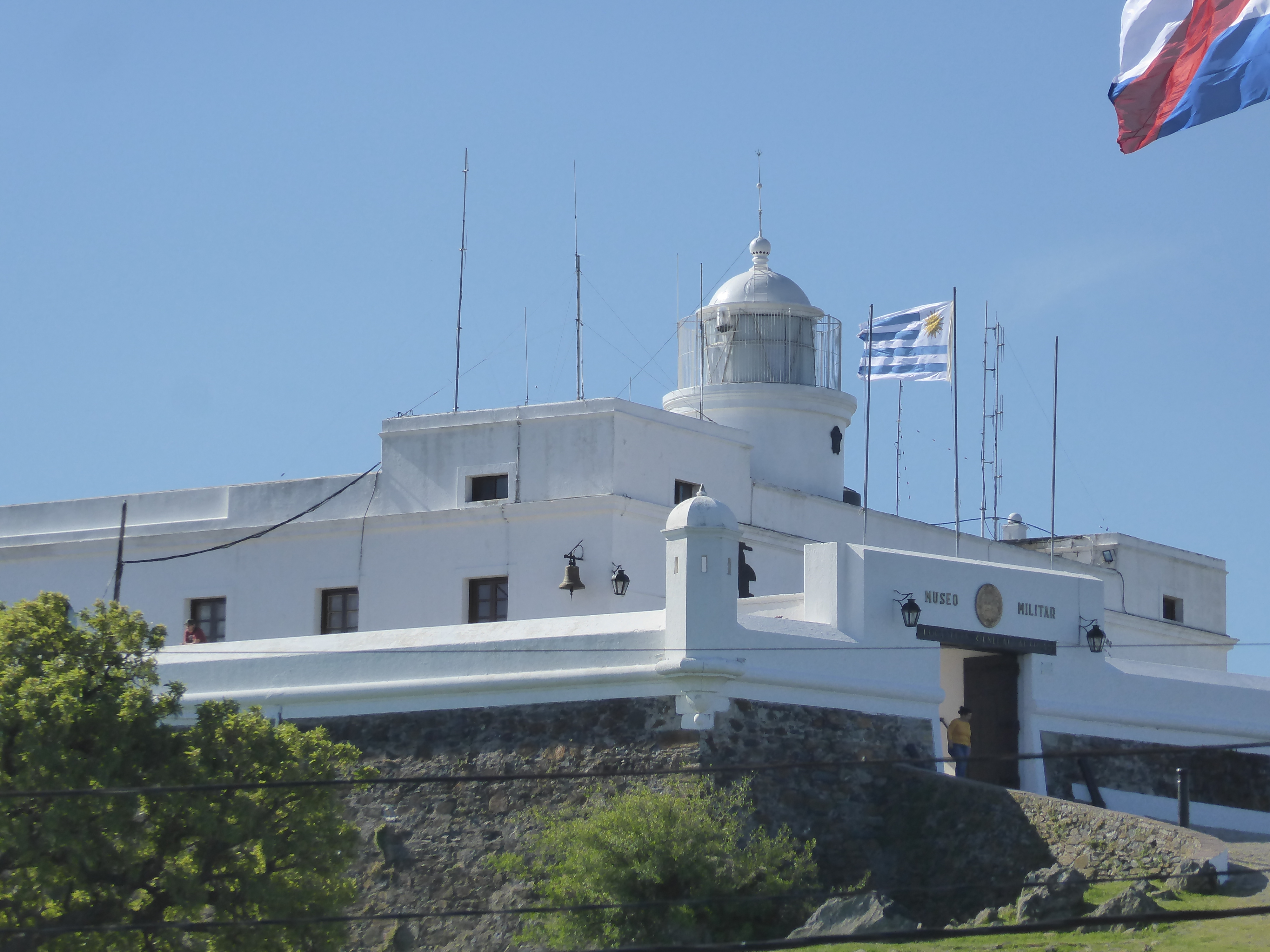 The fort atop the Cerro de Montevideo was built at the beginning of the 19th century to protect the first lighthouse anywhere along the Rio