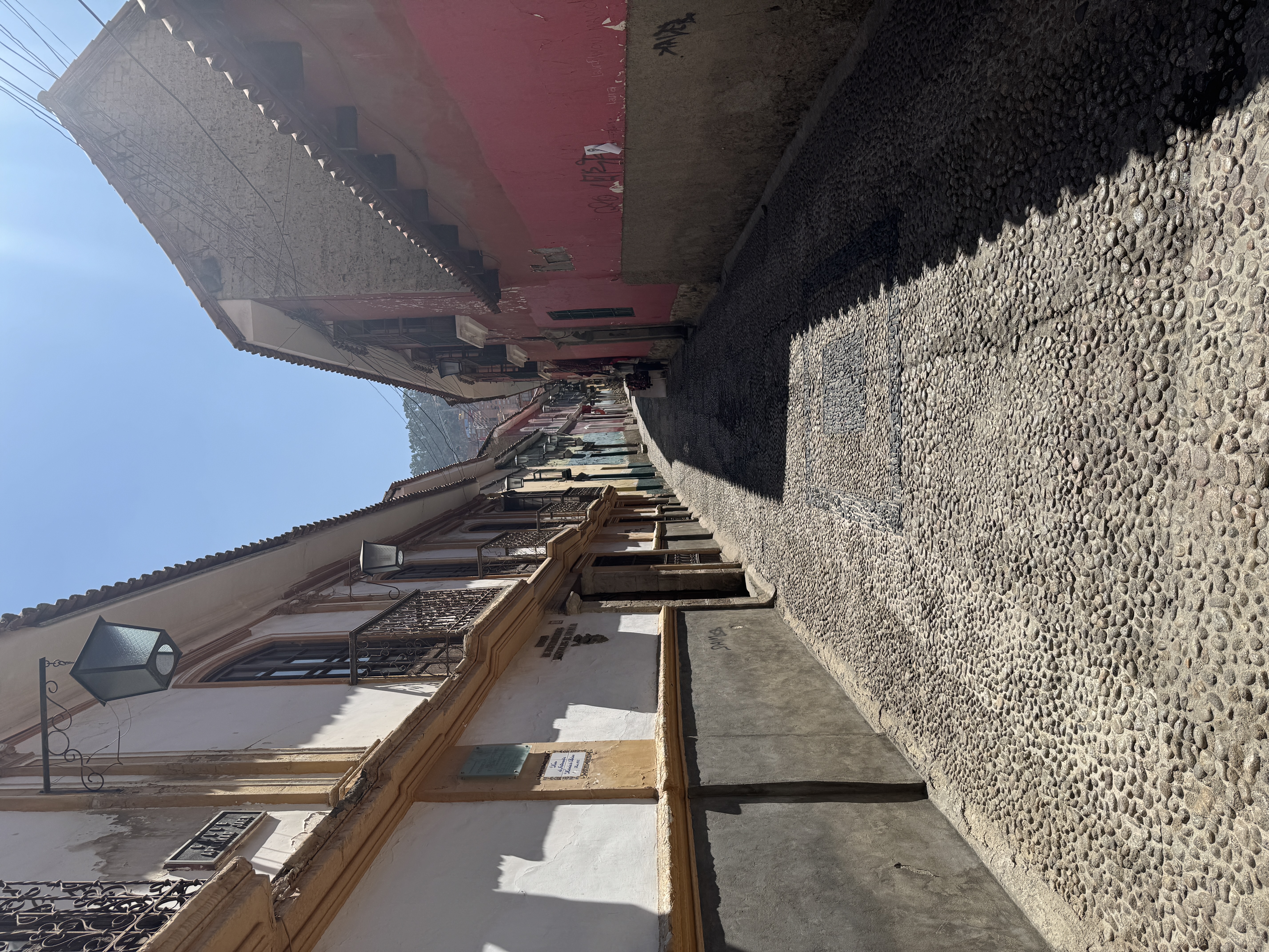 In the midst of the endlessly gridded streets of every Bolivian city, this lane is a treat.