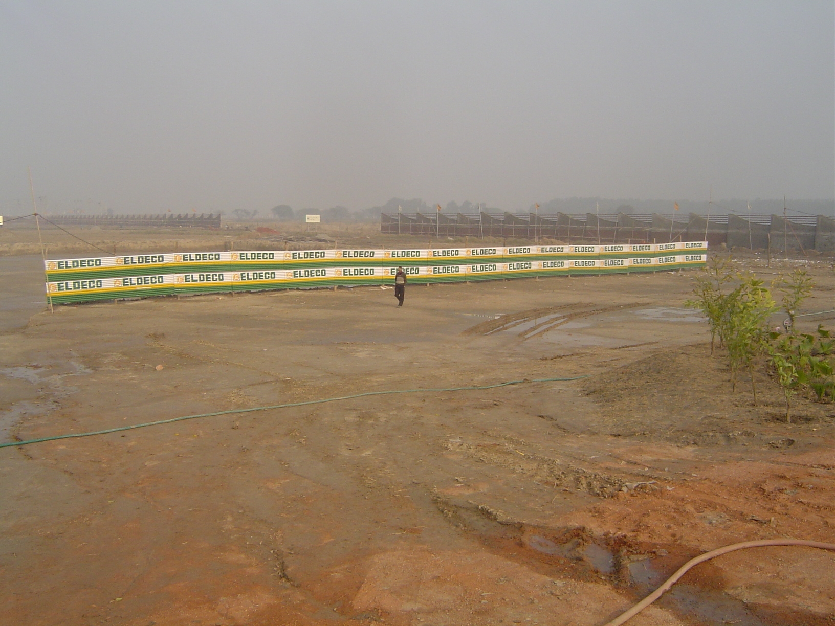 Next door, another developer and his field of dreams.