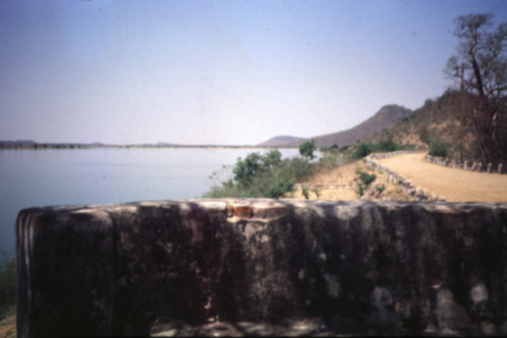 A view of the tank from the resthouse at the south end of the dam.