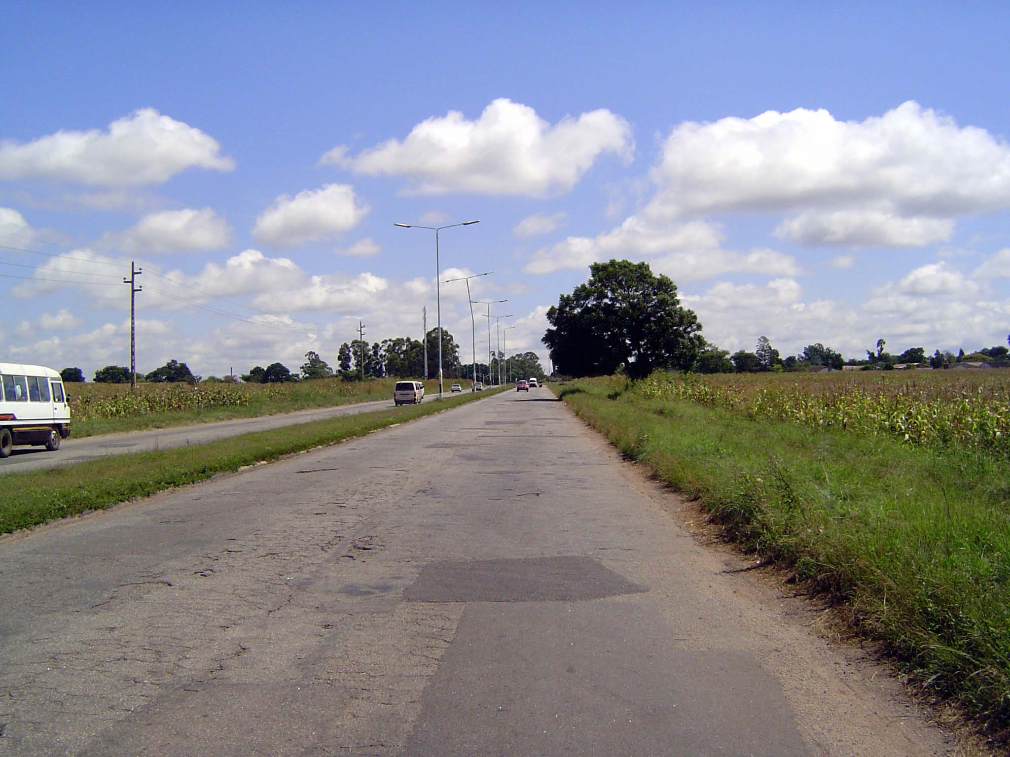 Masvingo Road, or Fort Victoria Road as it was called until 1982, was four lanes in need of repaving.