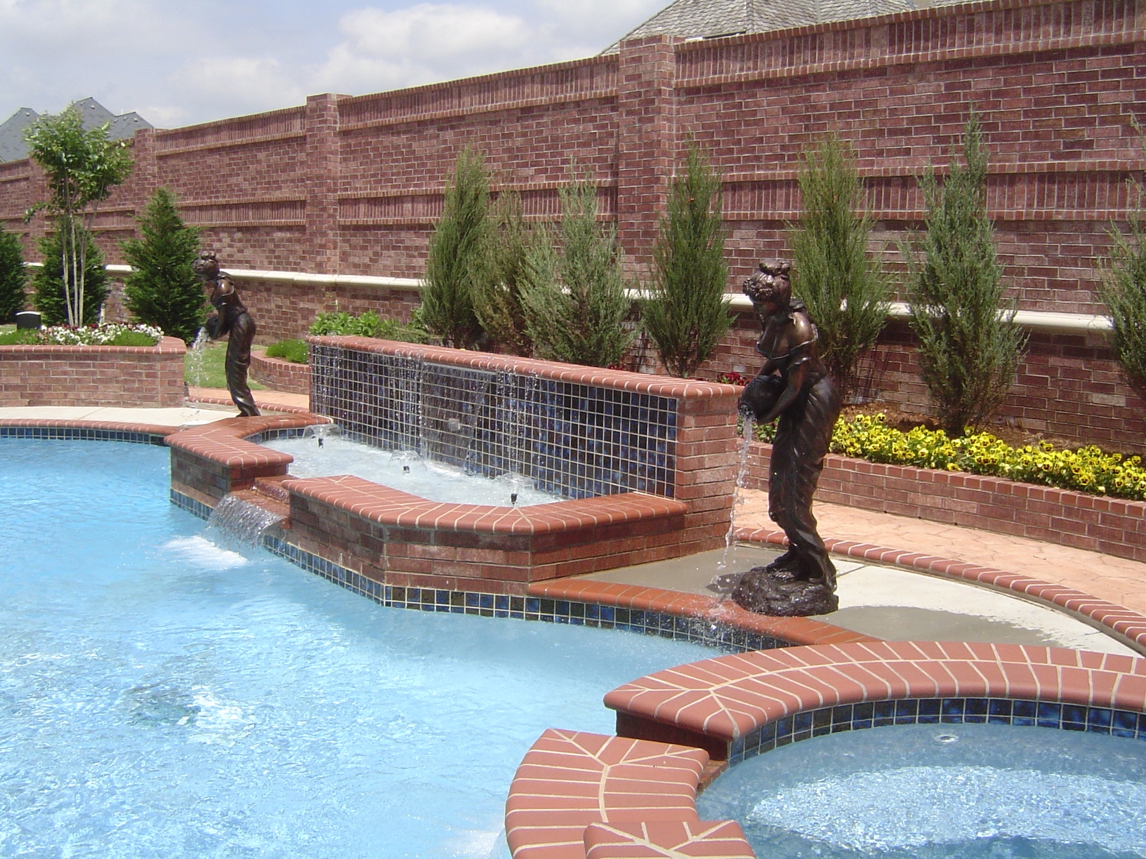 Pool with nymphs.