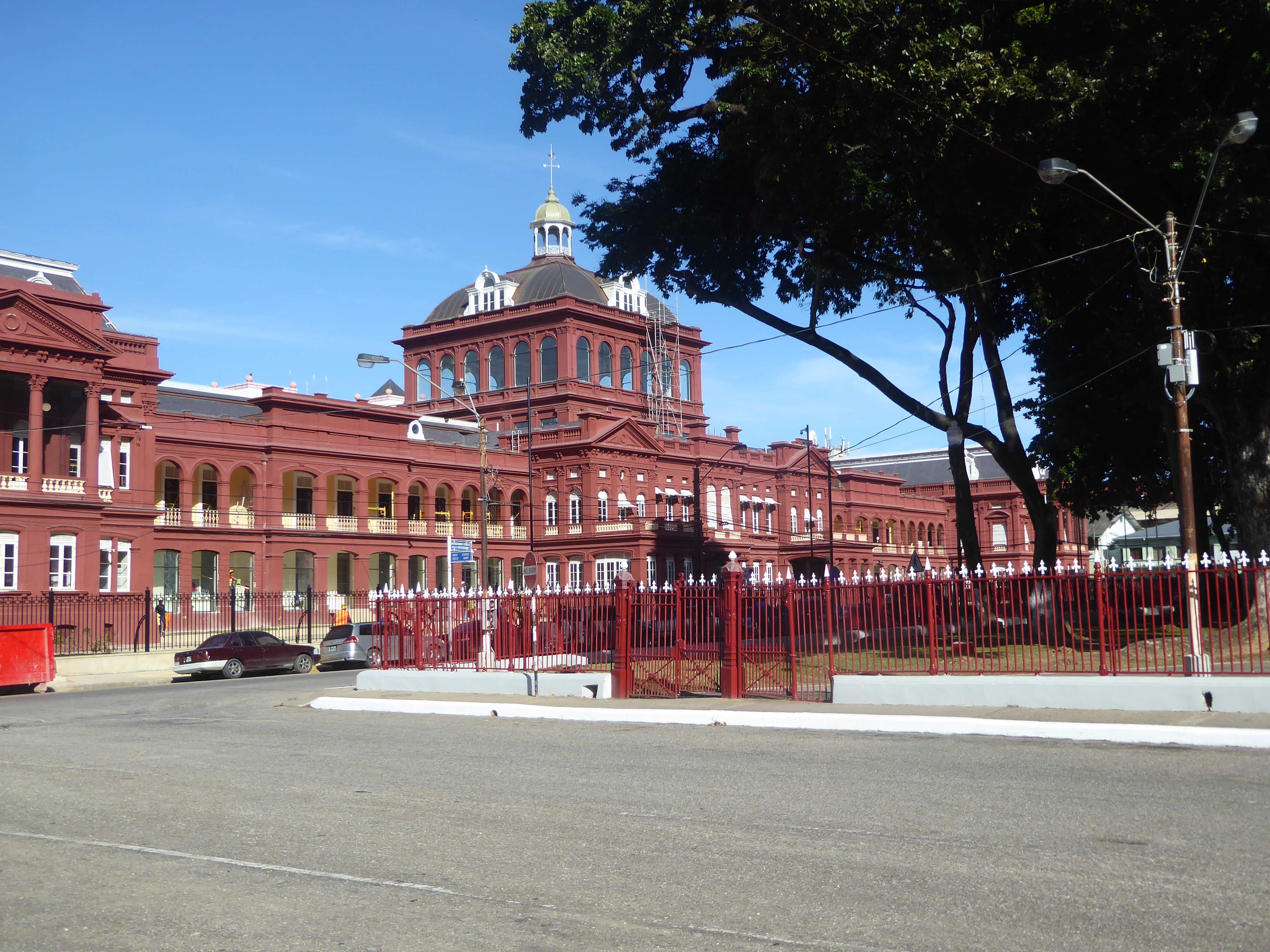 This is the second so-called Red House. The first, painted red for Victoria's Jubilee, was burned in 1903 by rioters furious at having been