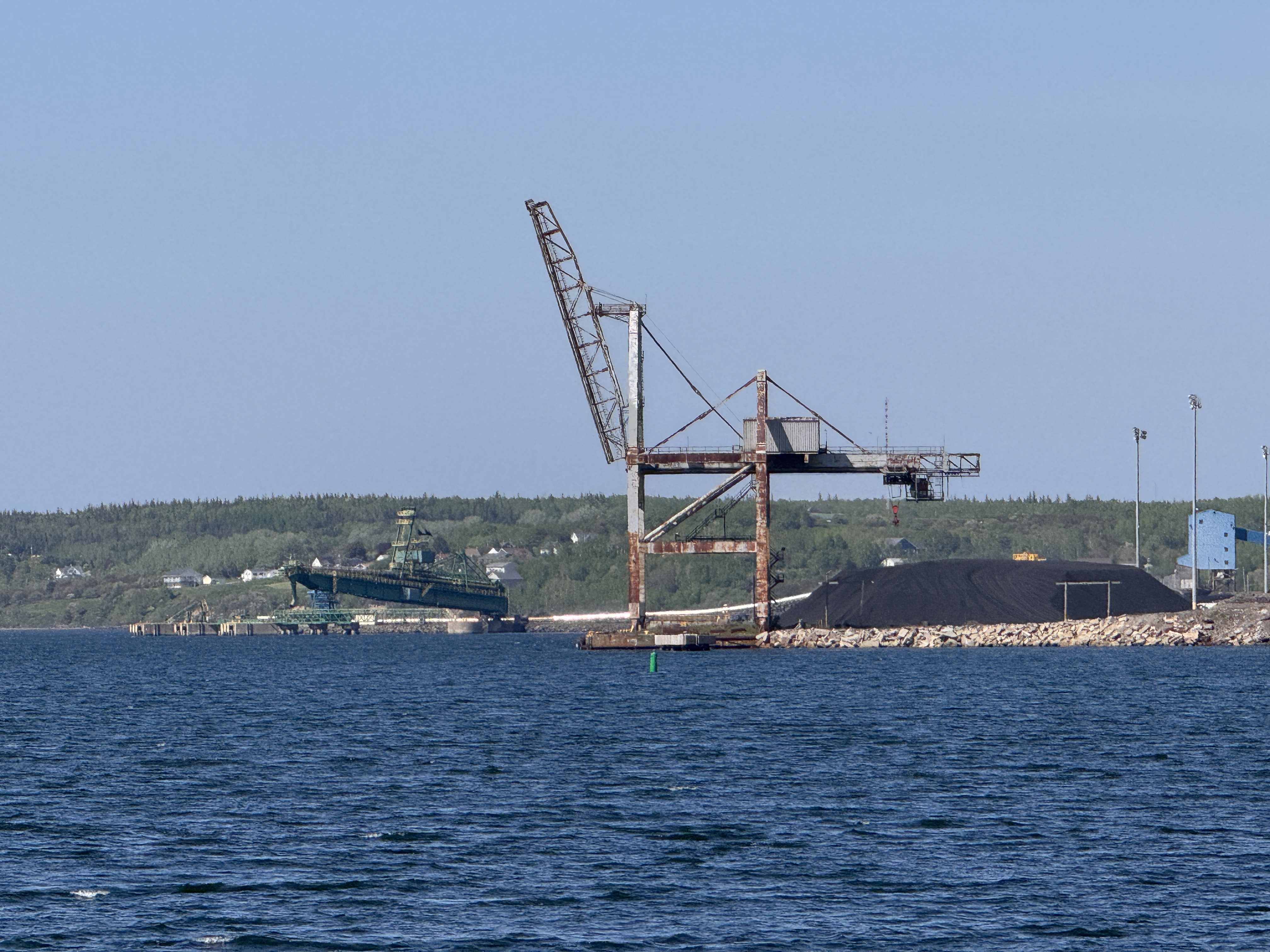 Here's the terminal where the fuel arrives, just as it does for the Lingan plant.  Both plants are scheduled for decommissioning.