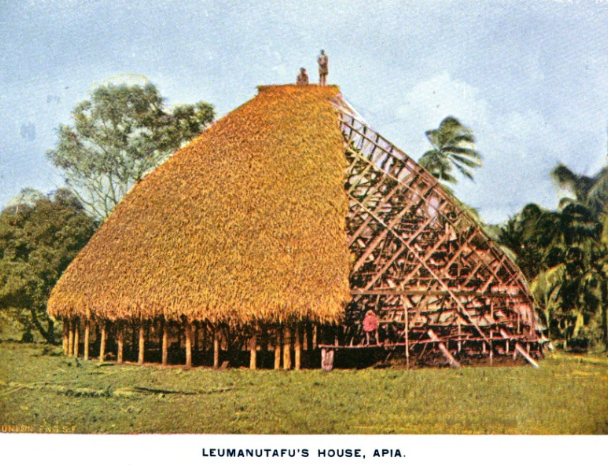 Another house under construction.  It comes from a 50-page booklet written by the then-editor of California's Overland Monthly.  Charles S.