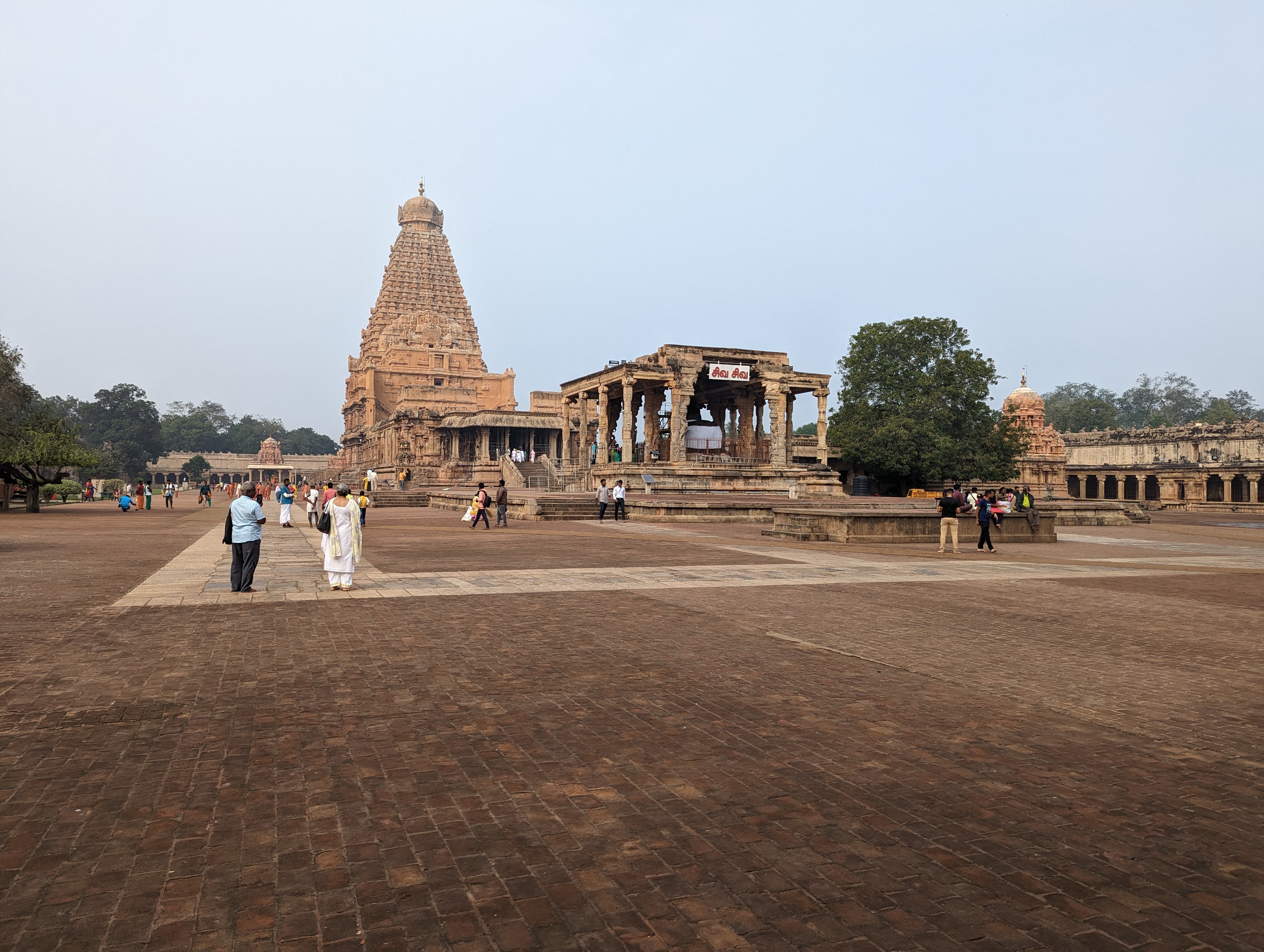 See why it's called the big temple?  The vimana or tower with its base is a bit over 200 feet high.