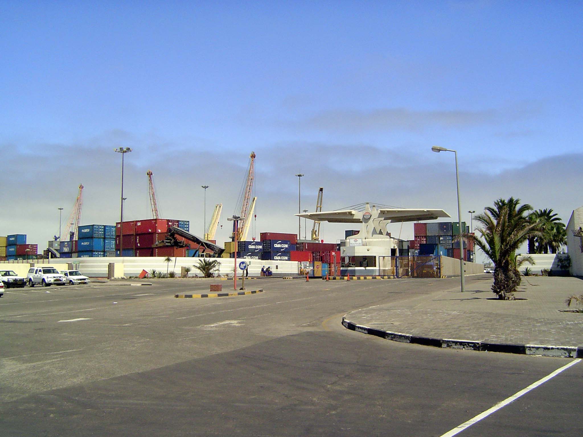 Container terminal.