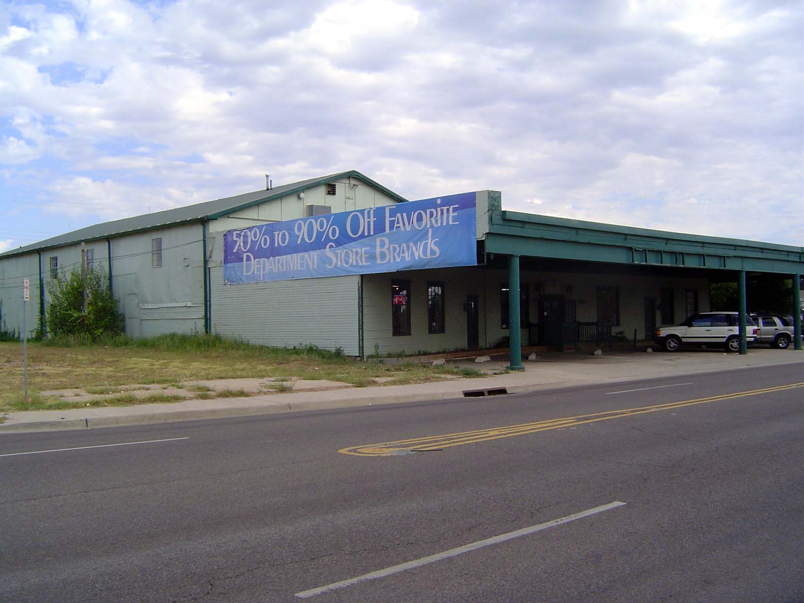 Western for many years carried U.S. 66, so there are lots of old gas stations along the way, including this building, reputed to have been b