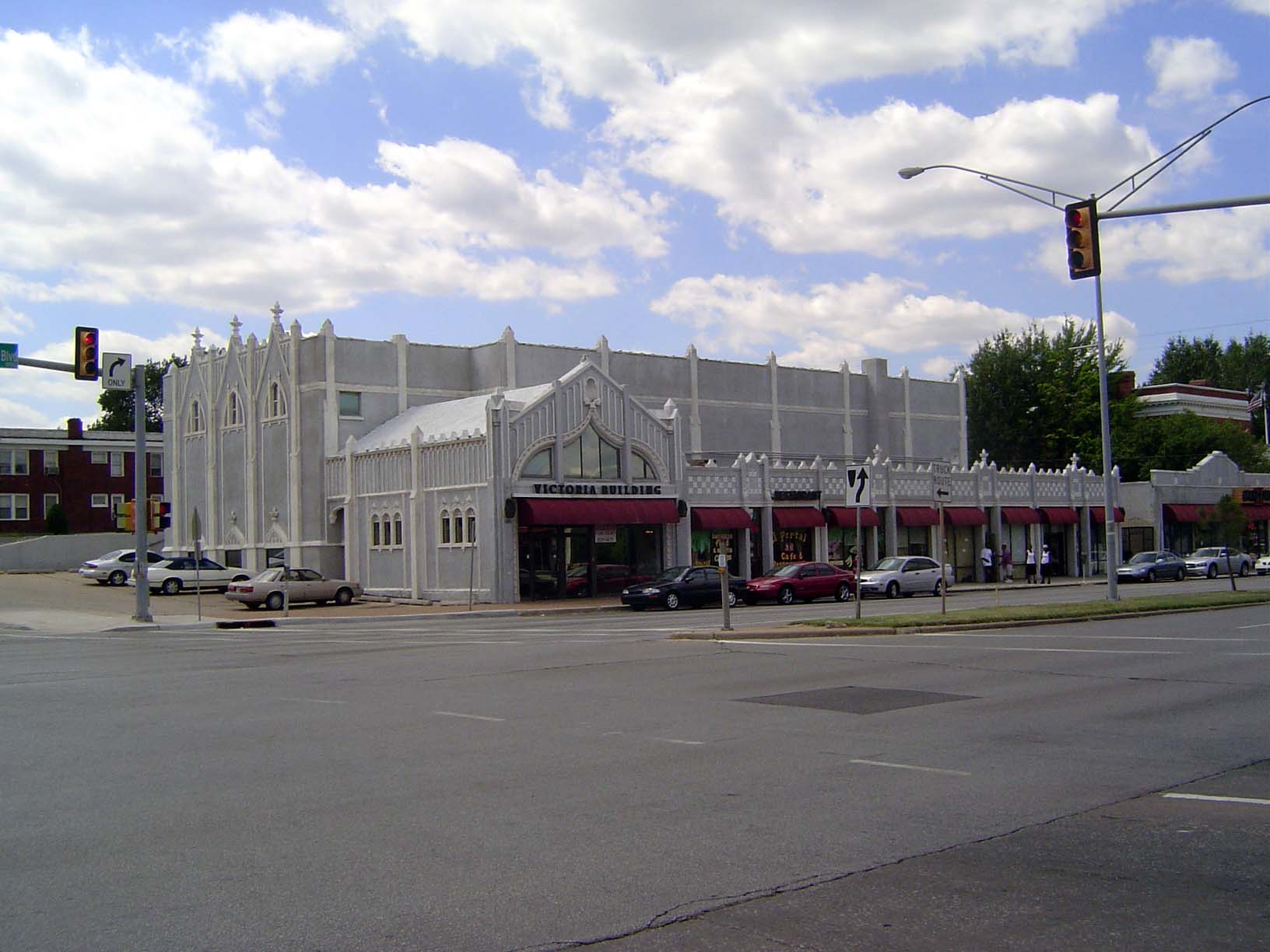 What do you think this is? No, it's not a recycled church. Yes, it was originally a theater, the Victoria Theater. Opened in 1910 at Classen