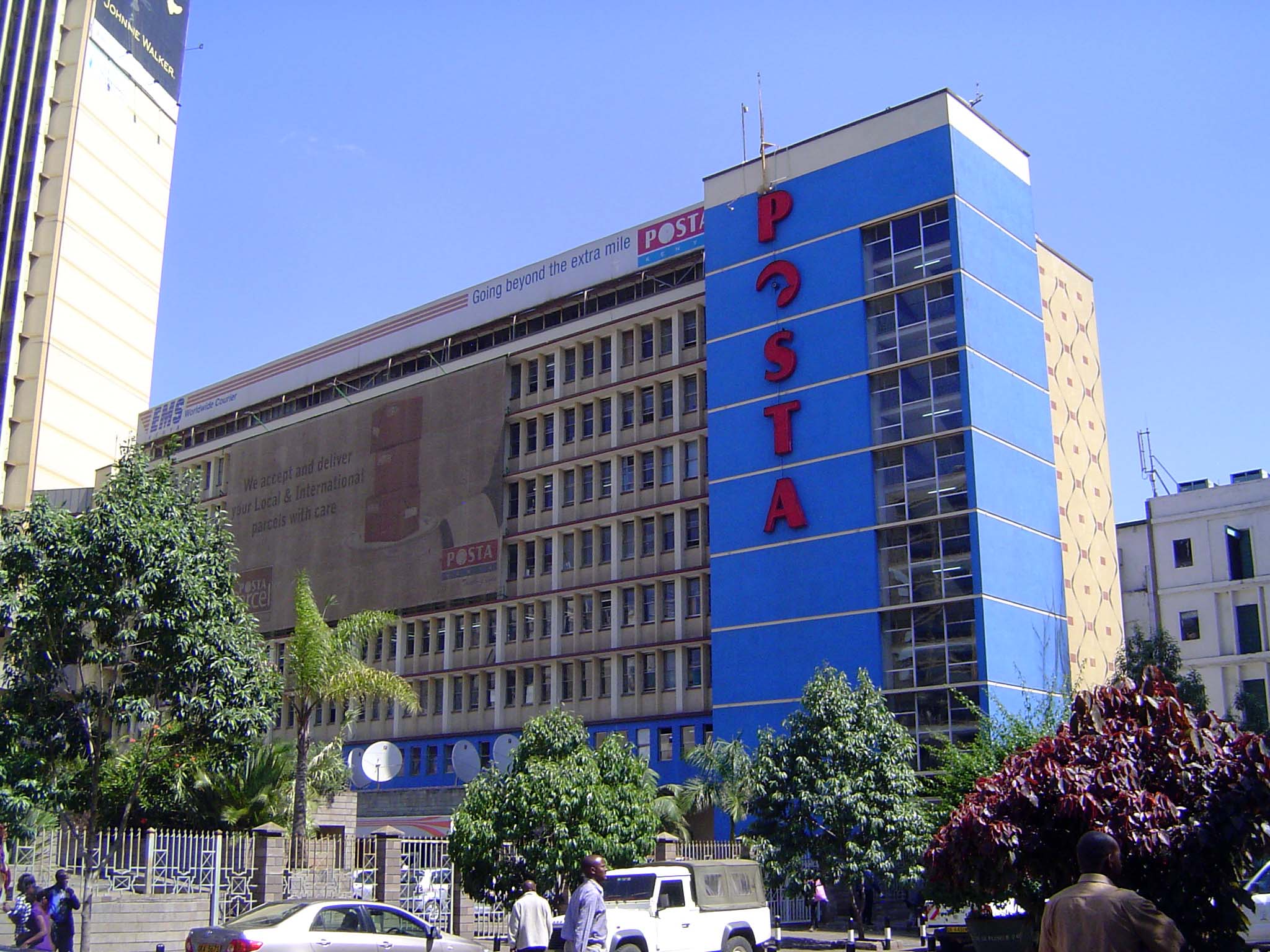 The post office.