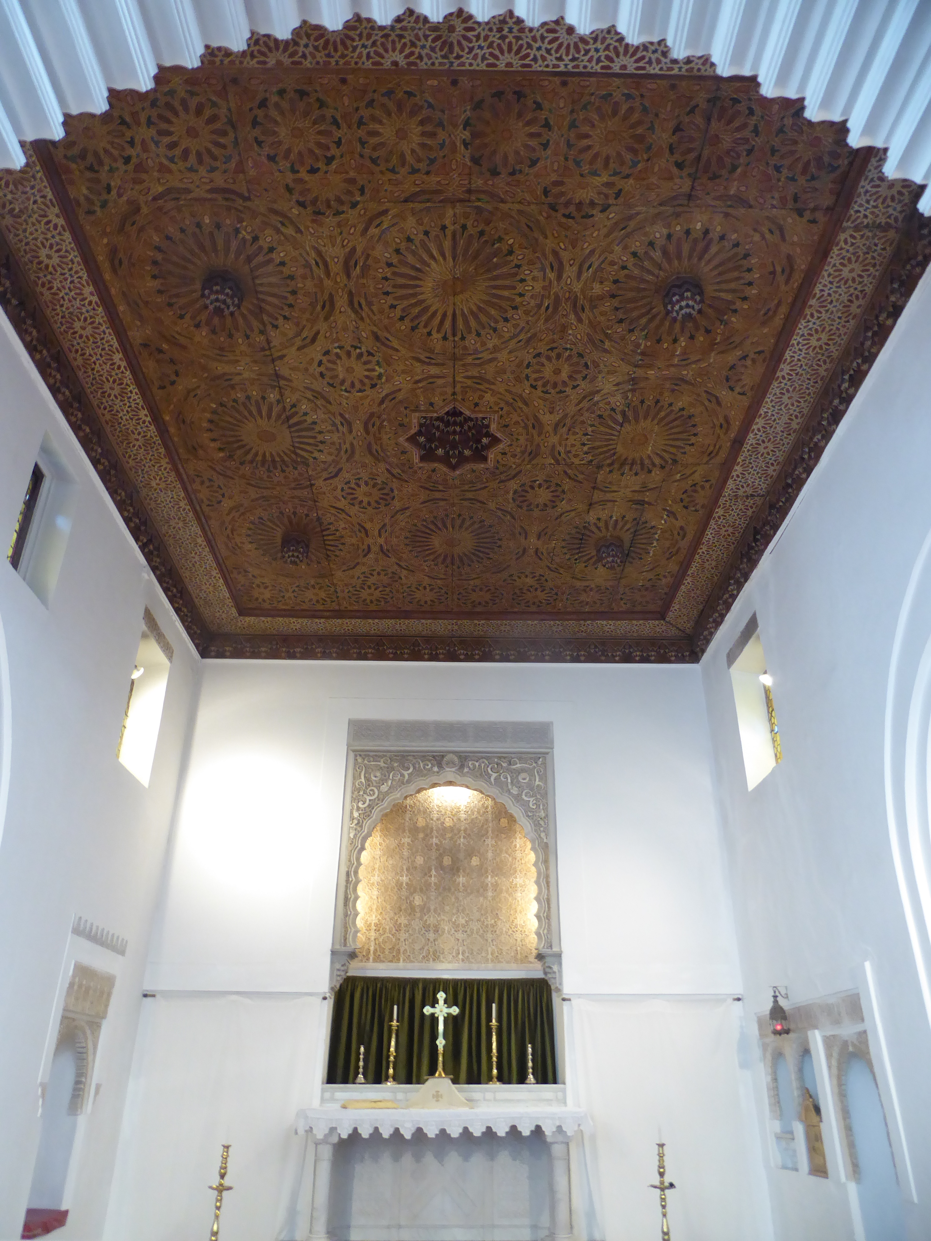Ceiling over the altar.